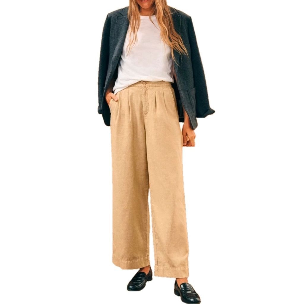 Faherty Faherty safari cotton canvas trousers size 6 Size 28" / US 6 / IT 42 - 1 Thumbnail