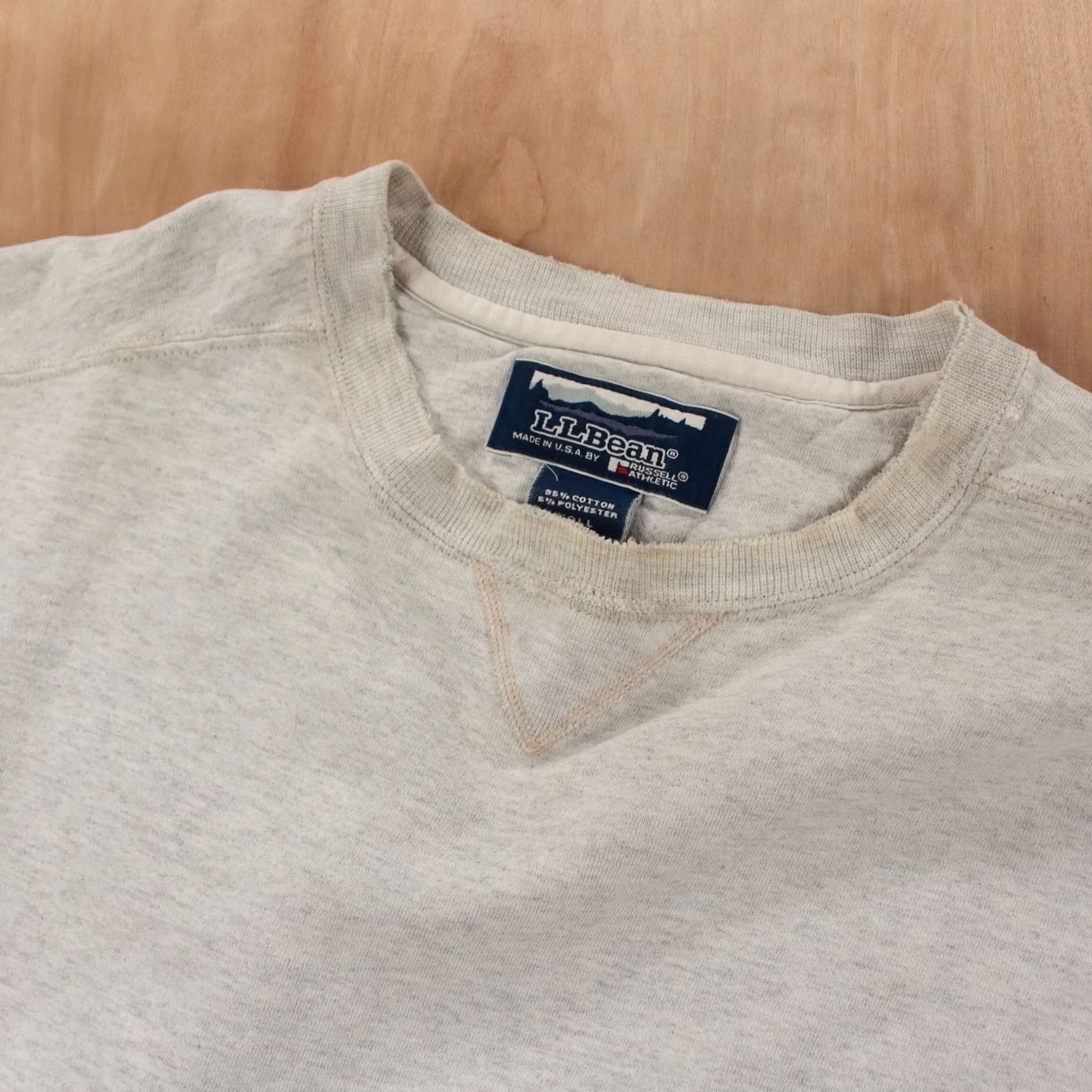 Vintage VTG LL BEAN Sweatshirt Large Tall LT Gray Russell USA Made VINTAGE Pullover Mens Size US L / EU 52-54 / 3 - 4 Thumbnail