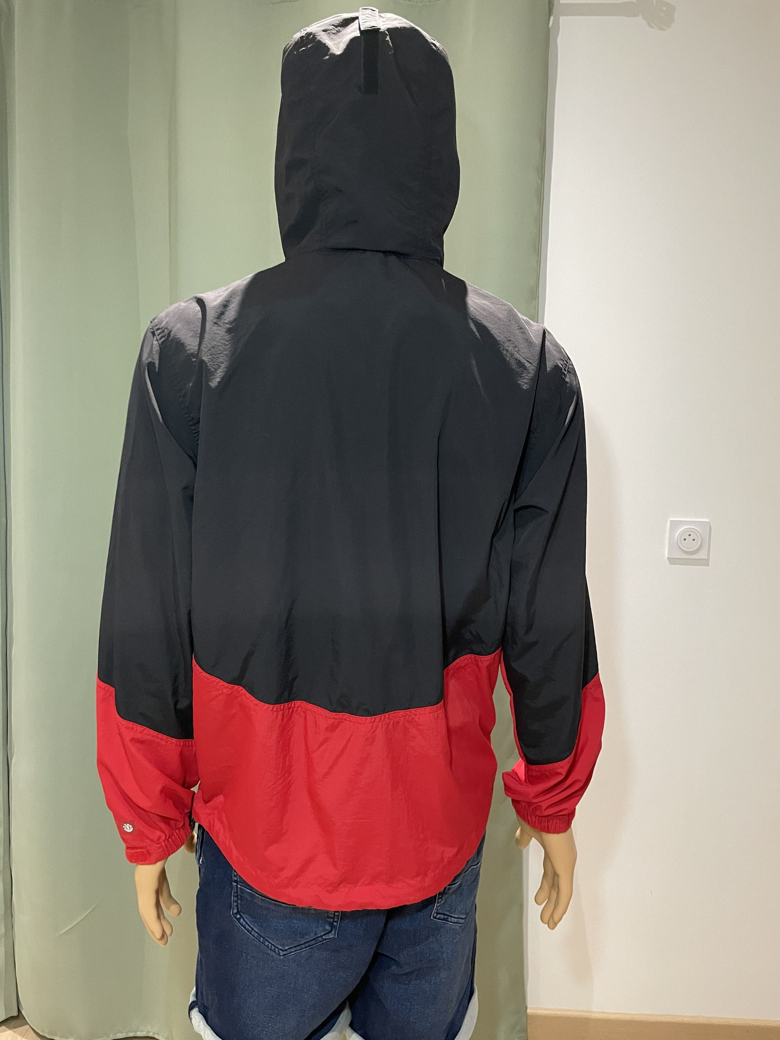 Element ELEMENT Colorblock Windbreaker Anorak - Black/Red - Small Size US S / EU 44-46 / 1 - 4 Thumbnail