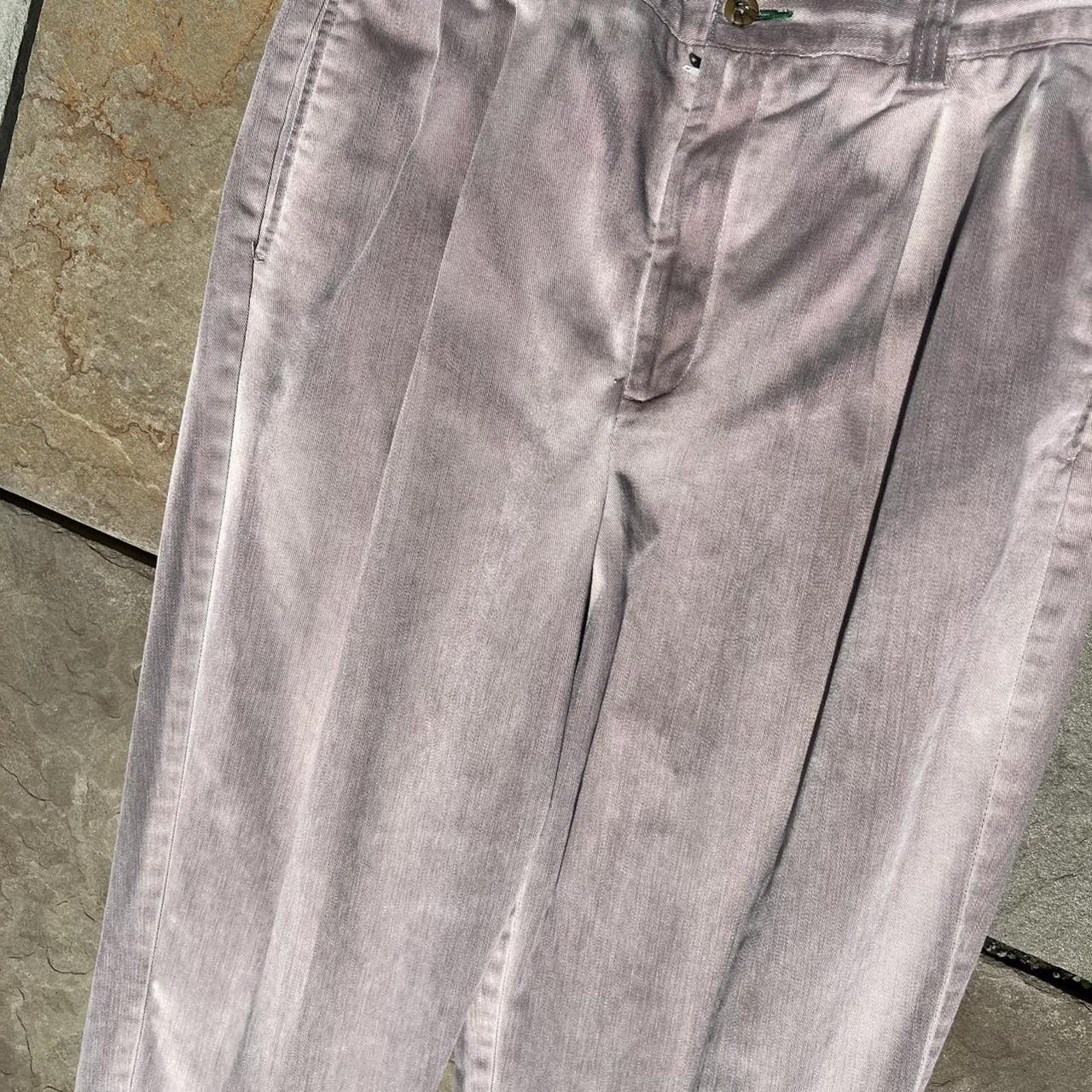 Tommy Hilfiger Y2K Reworked Tommy Hilfiger Pleated Trousers Pants Size US 34 / EU 50 - 2 Thumbnail