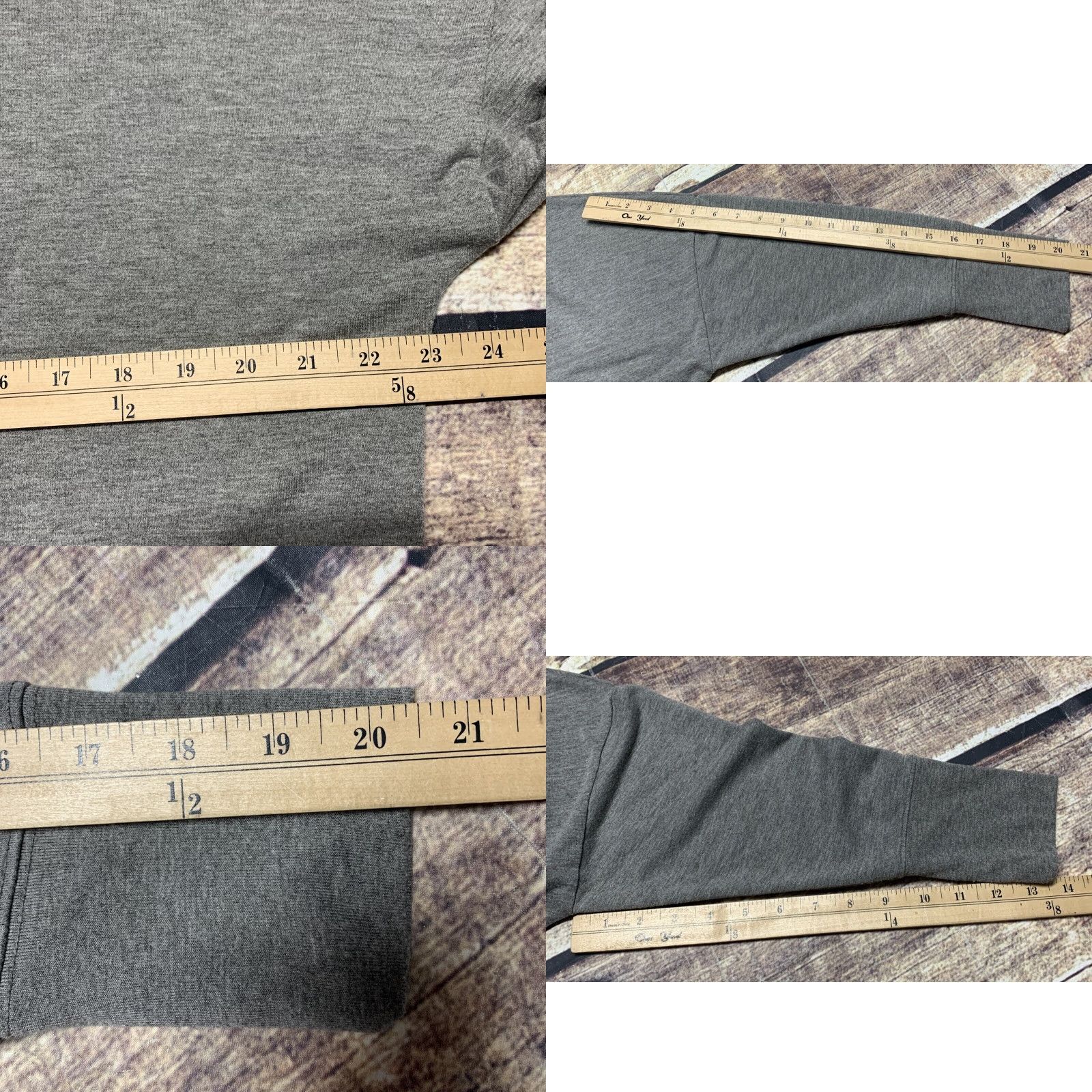 Vintage MTA Sport Hoodie Woman’s Size Medium Gray Dolman Sleeve 4" Side Slits Hooded Pullover Womens Size M / US 6-8 / IT 42-44 - 9 Thumbnail