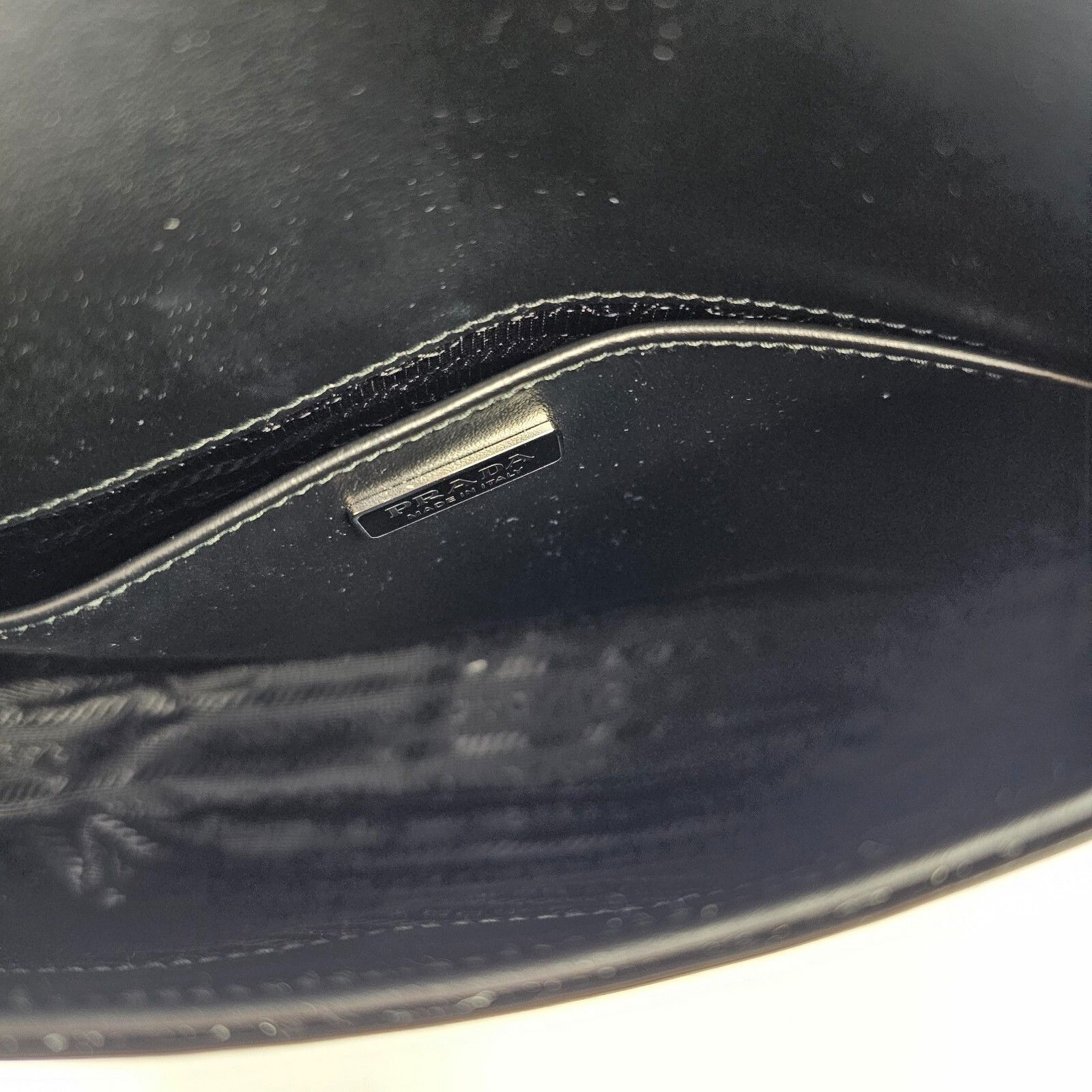 Prada PRADA Cleo Medium $3500 Black Brushed Leather Shoulder Bag N Size ONE SIZE - 4 Thumbnail