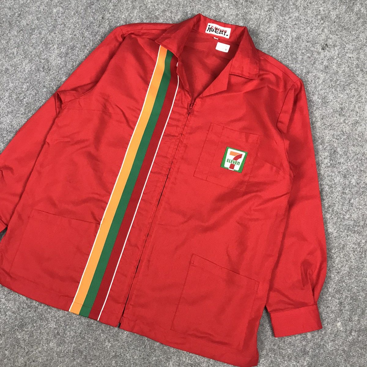 Japanese Brand Vintage 7 Eleven Japan Uniform Work Jacket Size US M / EU 48-50 / 2 - 4 Thumbnail