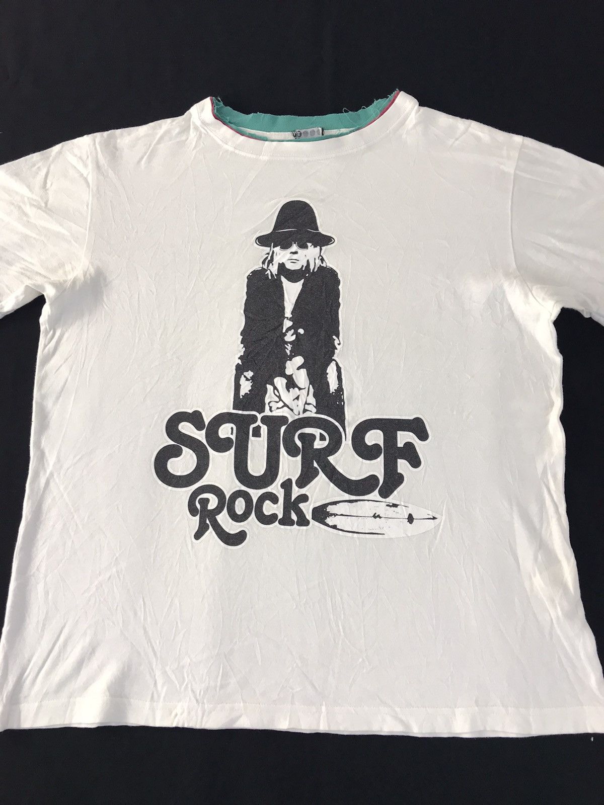 Japanese Brand Takeo Kikuchi Surf Rock Kurt Cobain Screen Printed Tee Size US M / EU 48-50 / 2 - 3 Thumbnail