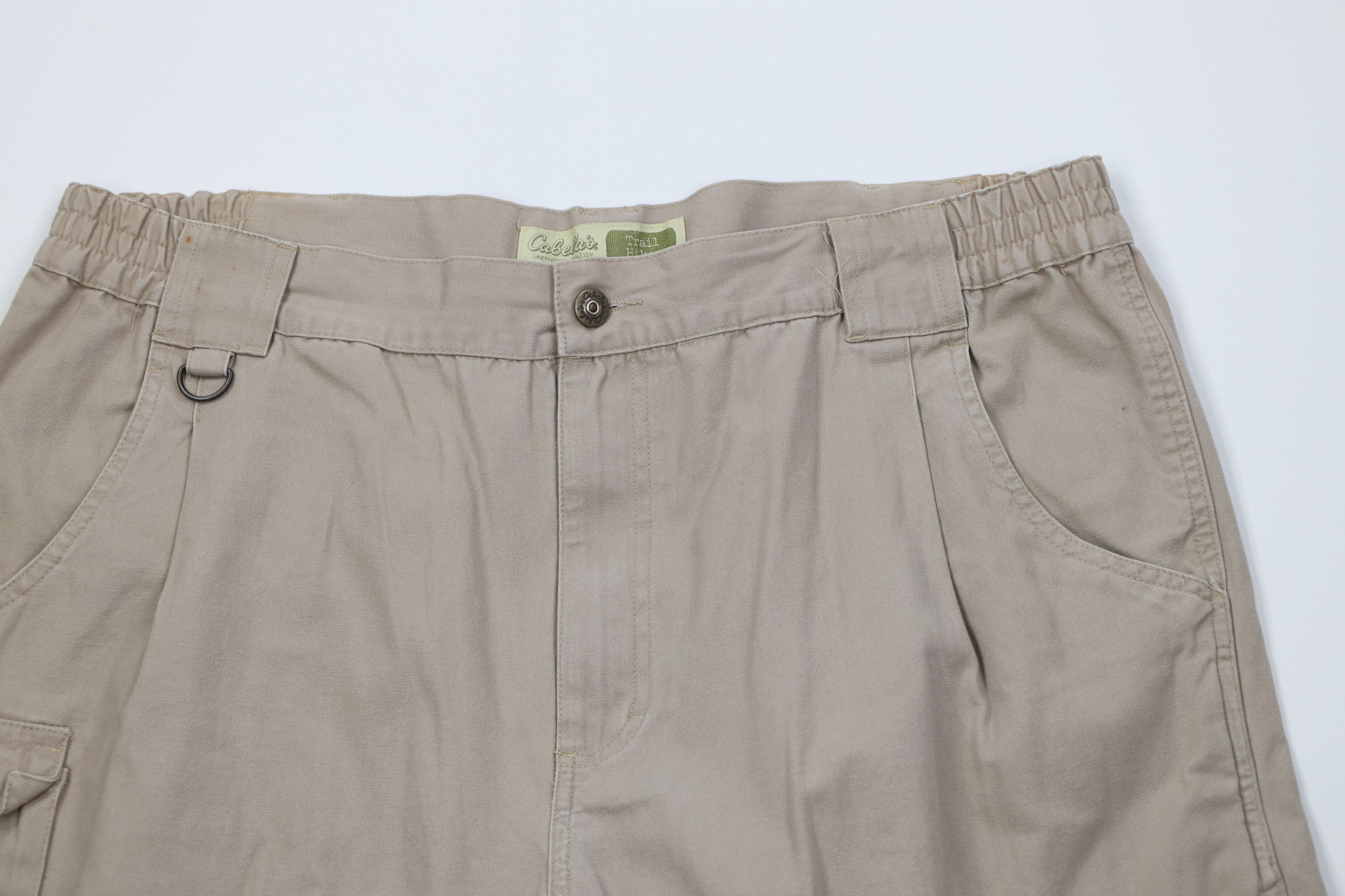 Cabelas Vintage 90s Y2K Cabelas Knee Wide Leg Cargo Pants Canvas Size US 38 / EU 54 - 2 Thumbnail