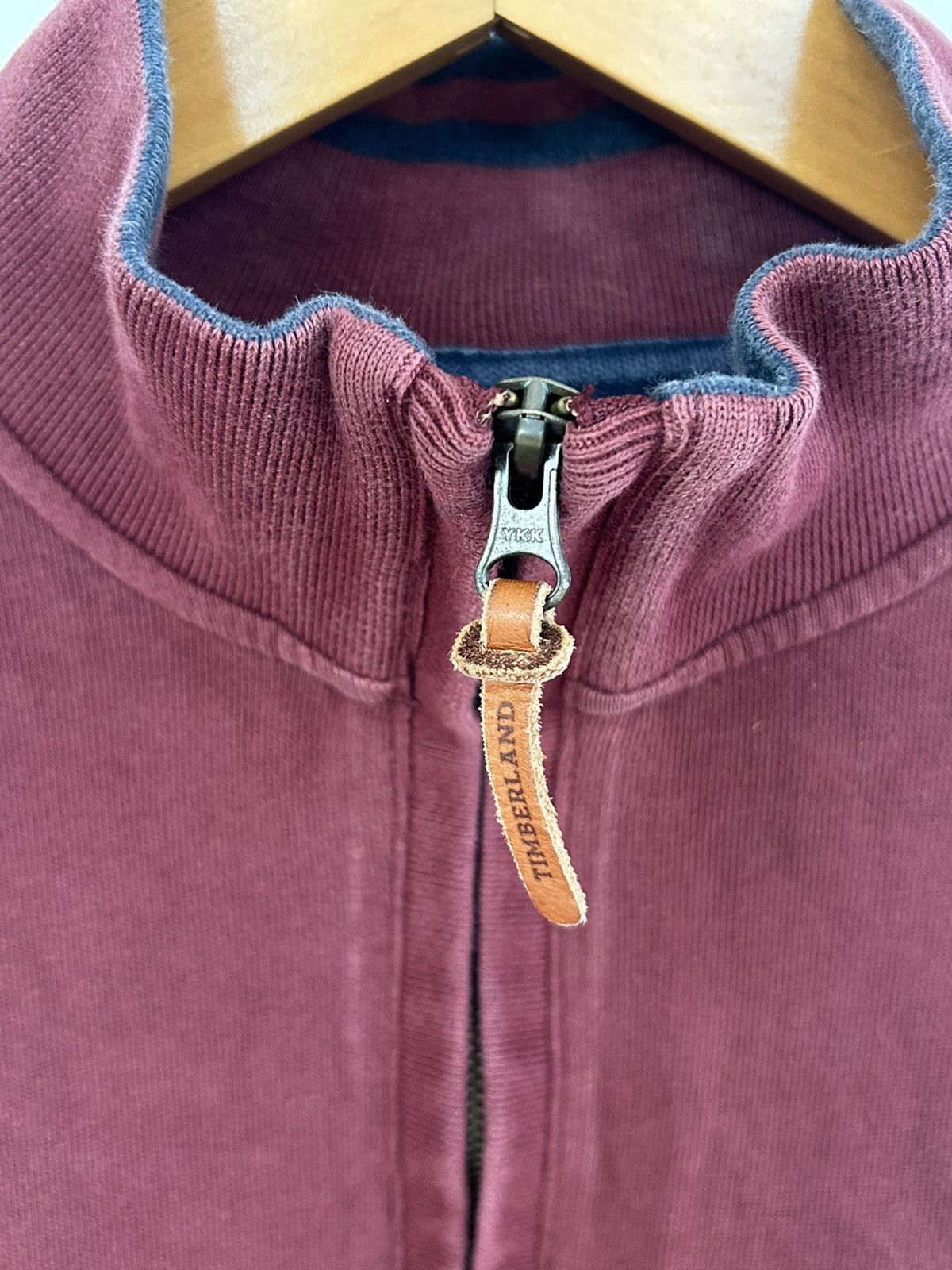 Timberland Timberland Marroon Halfzipper Logo Size US L / EU 52-54 / 3 - 3 Thumbnail