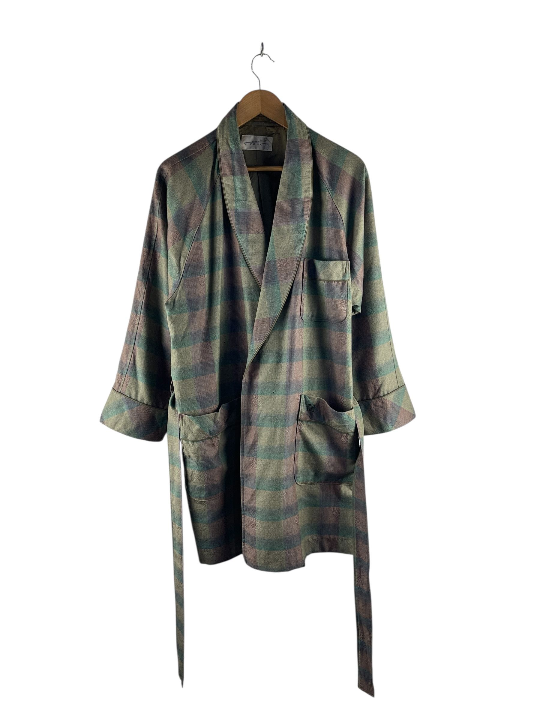 Givenchy Vintage Monsieur Givenchy Flannel Robe Size US L / EU 52-54 / 3 - 1 Thumbnail