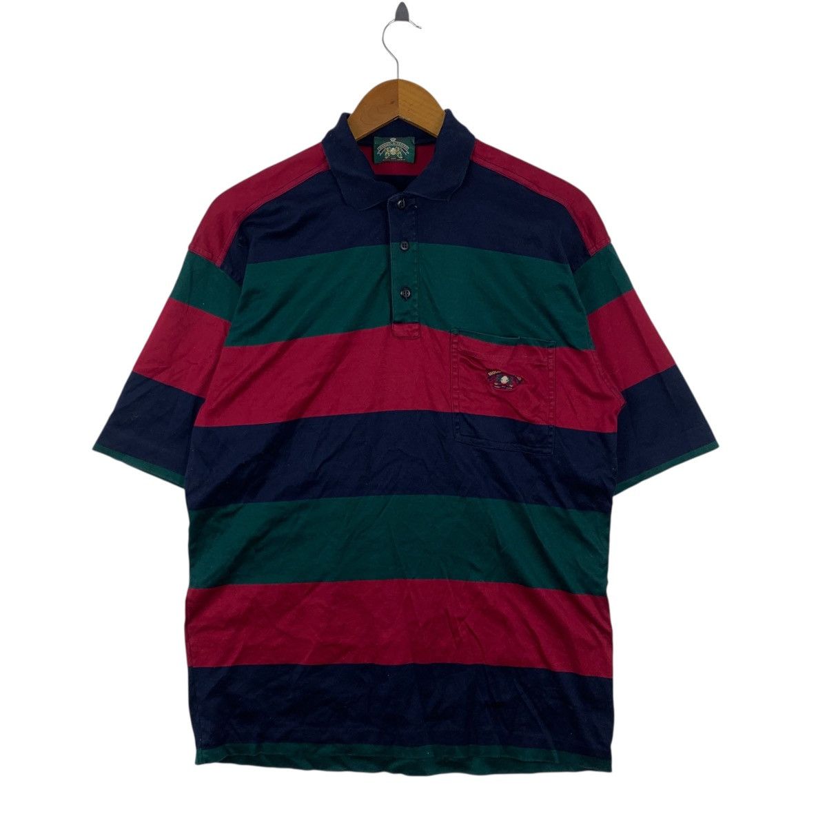 Vintage Vintage WOODS AND IRONS RoyalGolf Course Italy Collar Tshirt Size US L / EU 52-54 / 3 - 1 Thumbnail