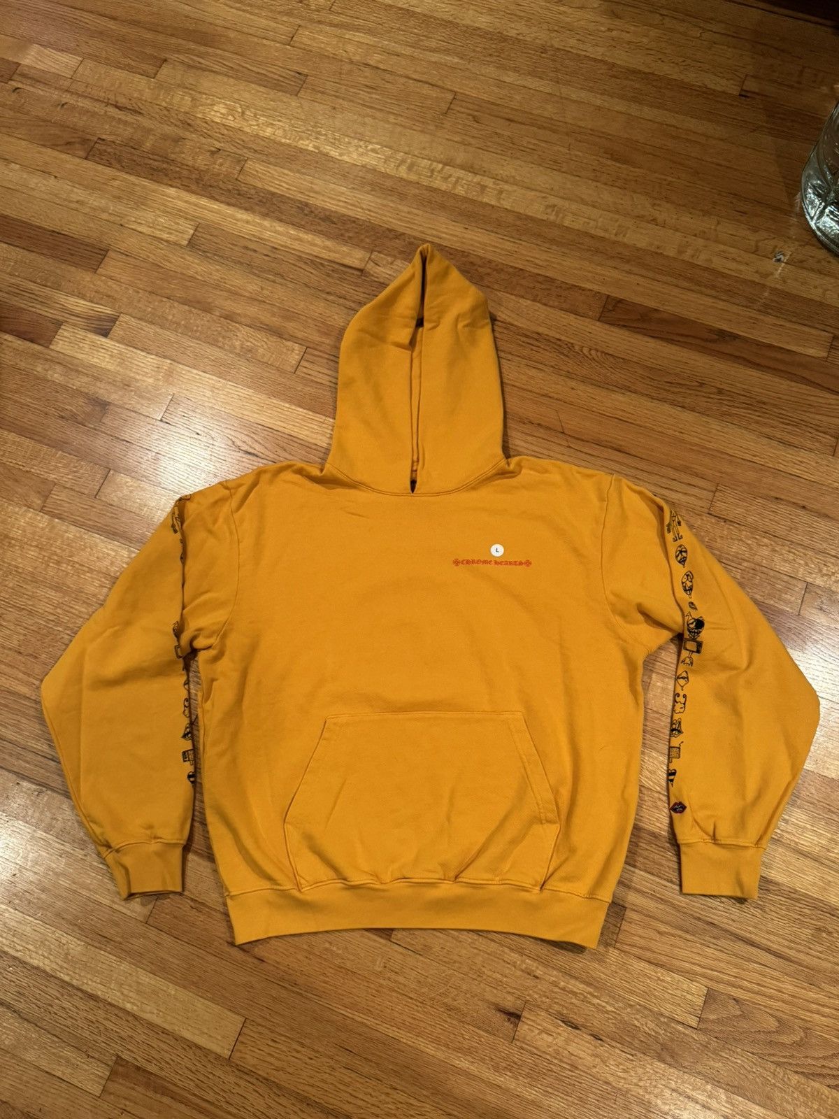 Chrome Hearts Chrome Hearts Matty Boy mustard yellow hoodie | Grailed