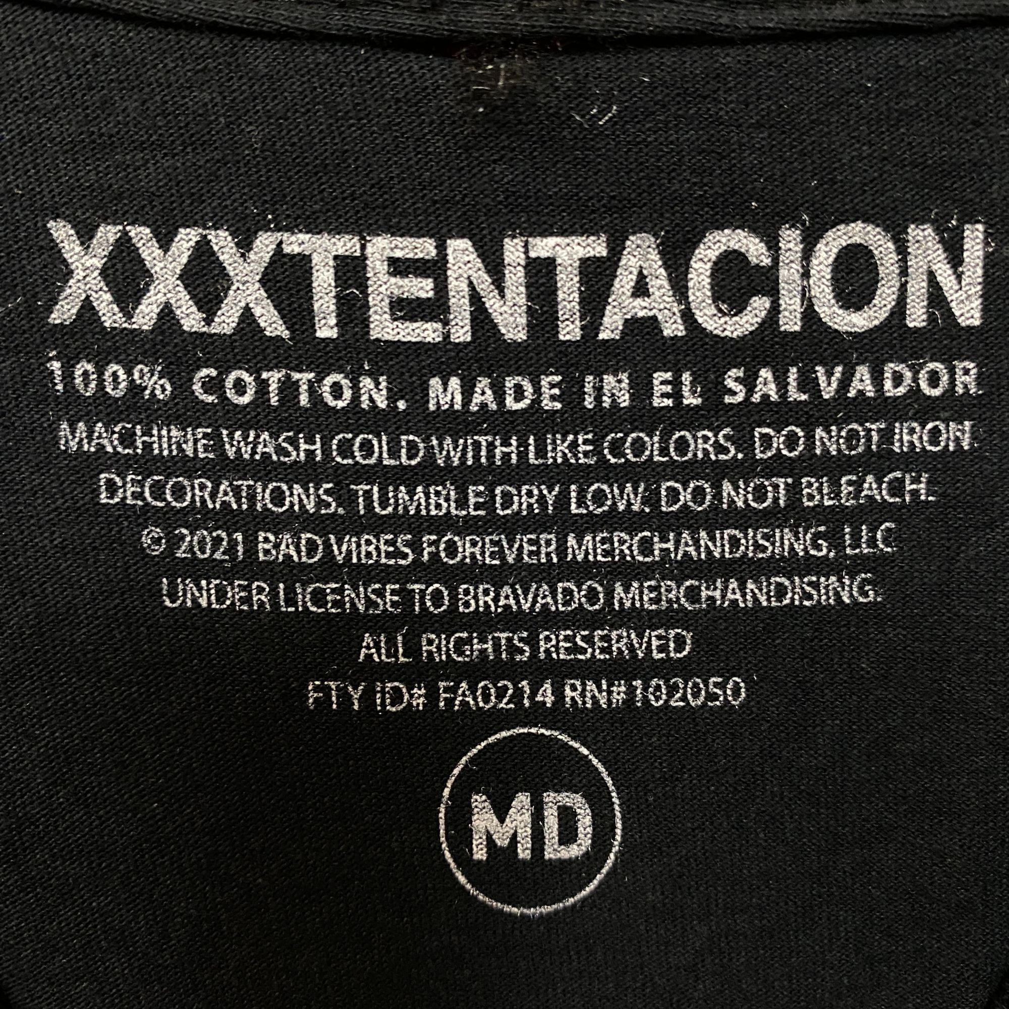 Rap Tees XXXTentacion Rapper Memorial T-Shirt Medium Size US M / EU 48-50 / 2 - 4 Thumbnail