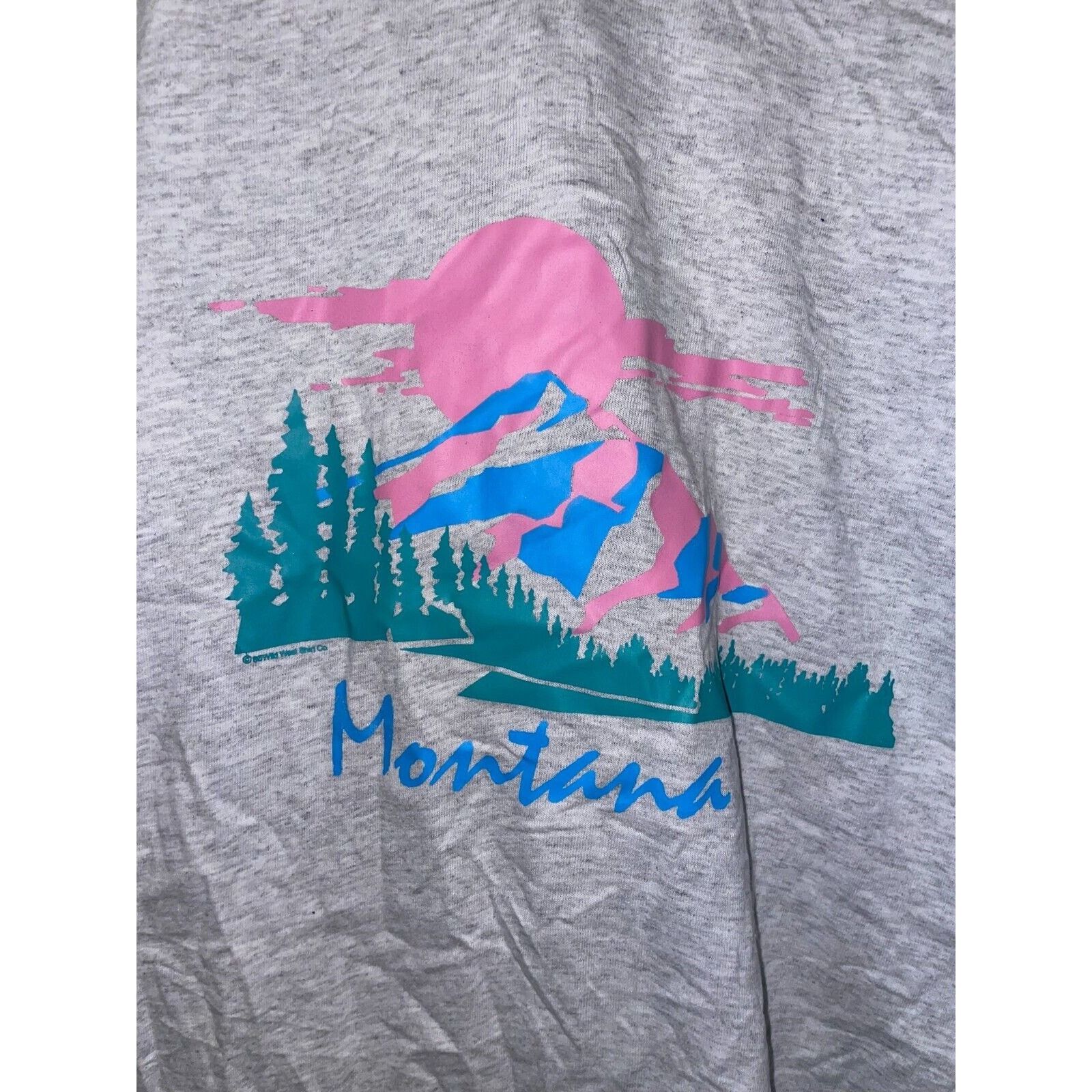 Signal Sport Vintage Test Print Jersey Signal Montana Gray VTG 90s L USA Size US L / EU 52-54 / 3 - 7 Thumbnail