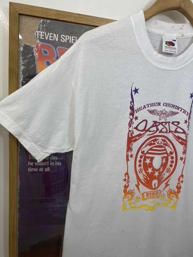 Band Tees 2002 Oasis Heathen Chemistry Album Promo Band T Shirt Size US M / EU 48-50 / 2 - 7 Thumbnail