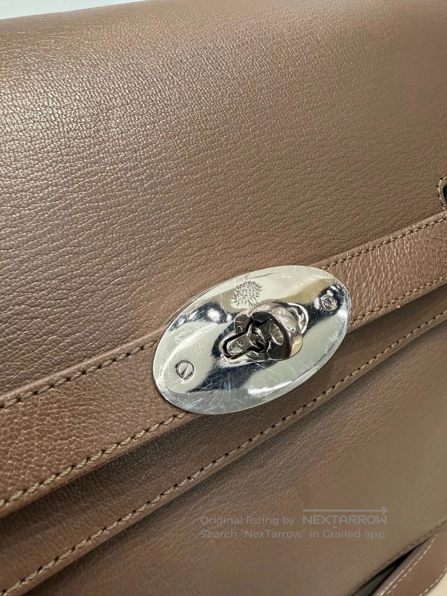 Mulberry Mulberry Elephant Gray Messenger Bag. Size ONE SIZE - 5 Thumbnail