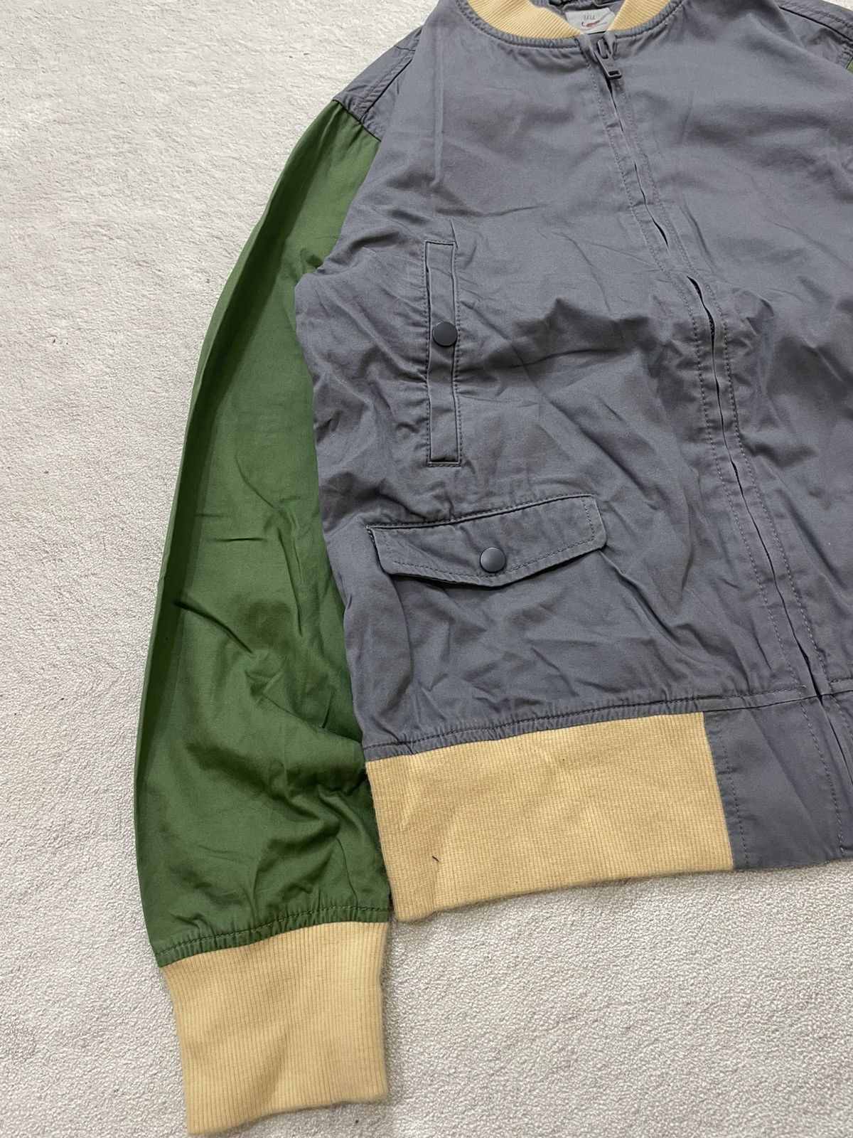 Undercover Under Cover Color Block Bomber Jacket Grey Green Y2K If6was9 Size US S / EU 44-46 / 1 - 3 Thumbnail
