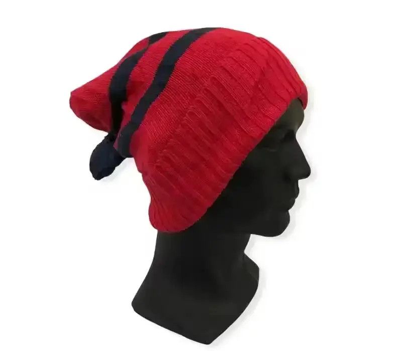 Tommy Hilfiger × Tommy Jeans Vintage Tommy Girls Small Logo Beanie Hat Size ONE SIZE - 3 Thumbnail