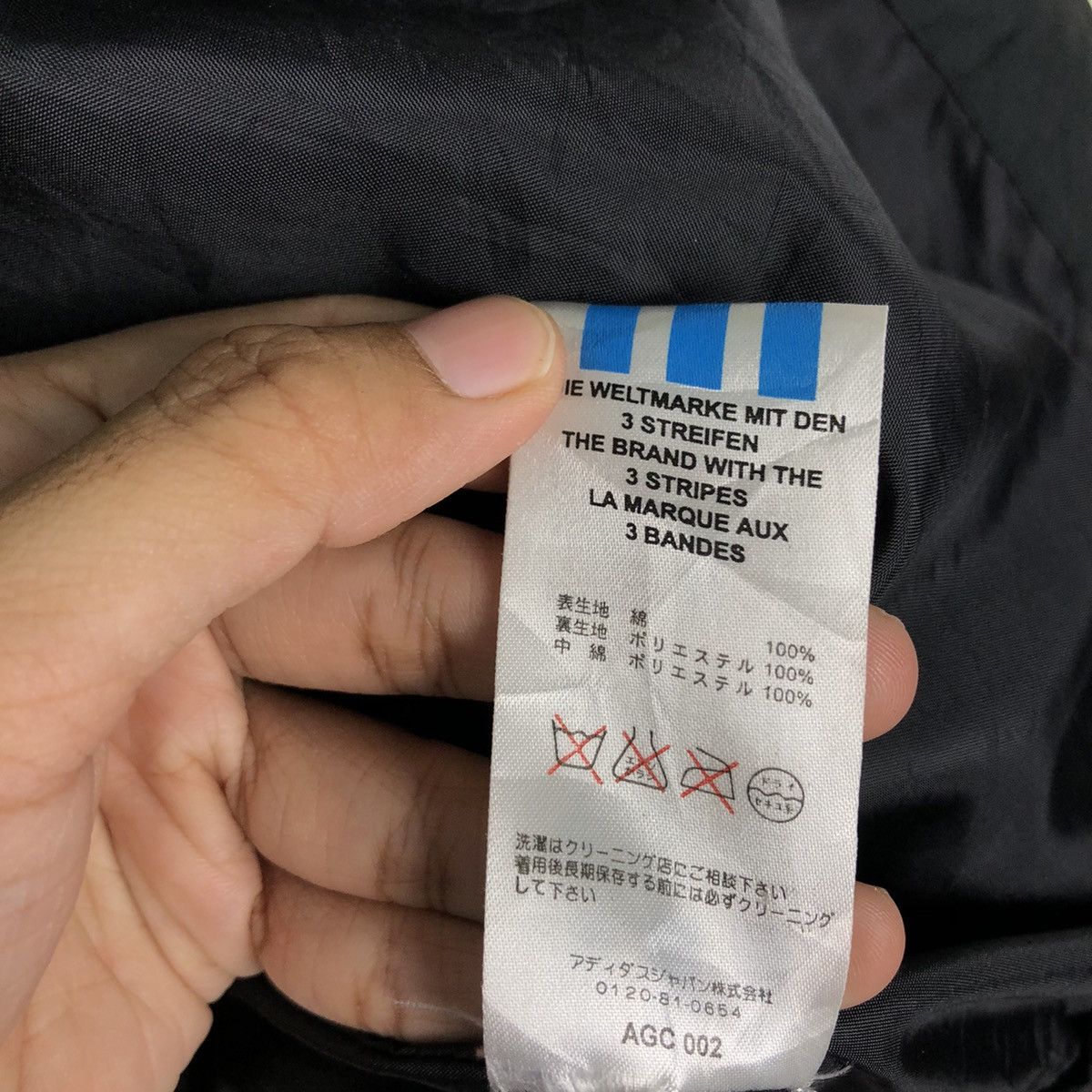 Adidas 🔥Vintage Zipper Biker Jacket Adidas Quilted Design Size US M / EU 48-50 / 2 - 21 Thumbnail