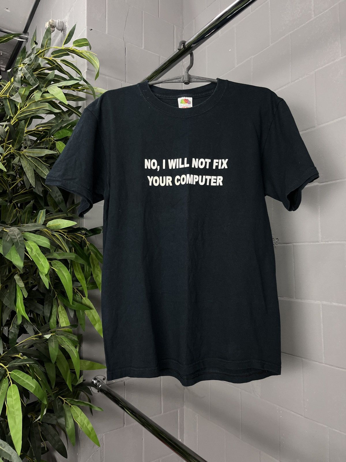 Vintage 2000s NO, I WILL NOT FIX YOUR COMPUTER RARE FADED TEE - 866 Size US M / EU 48-50 / 2 - 1 Thumbnail