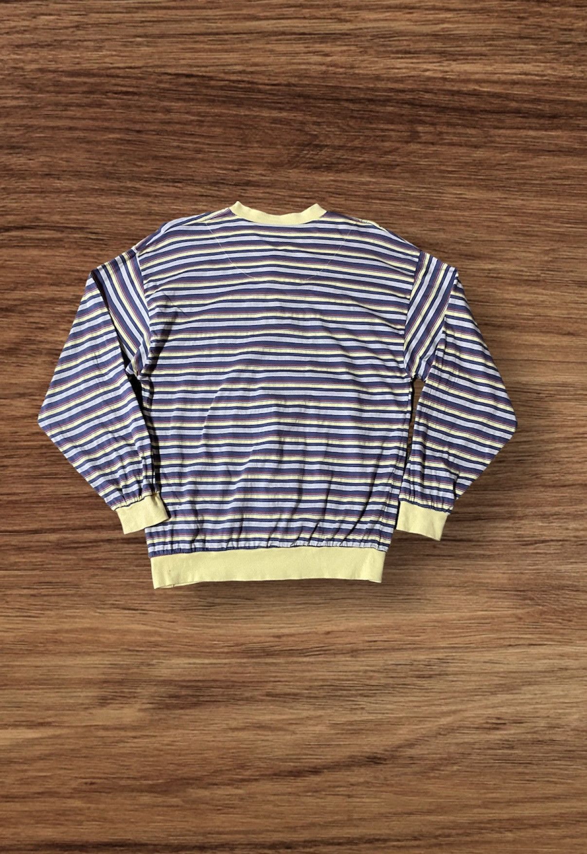 Japanese Brand × Vintage Vintage Mario Valentino Striped Long Sleeve Size US M / EU 48-50 / 2 - 2 Thumbnail