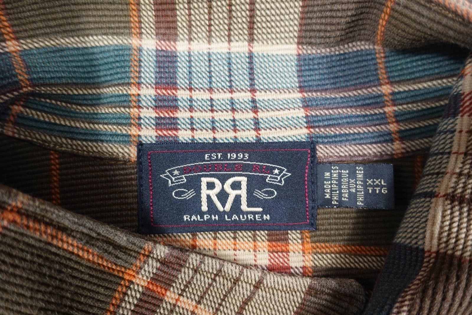RRL Ralph Lauren RRL Double Ralph Lauren Shirt Plaid Thick Workshirt XXL Size US XXL / EU 58 / 5 - 3 Thumbnail