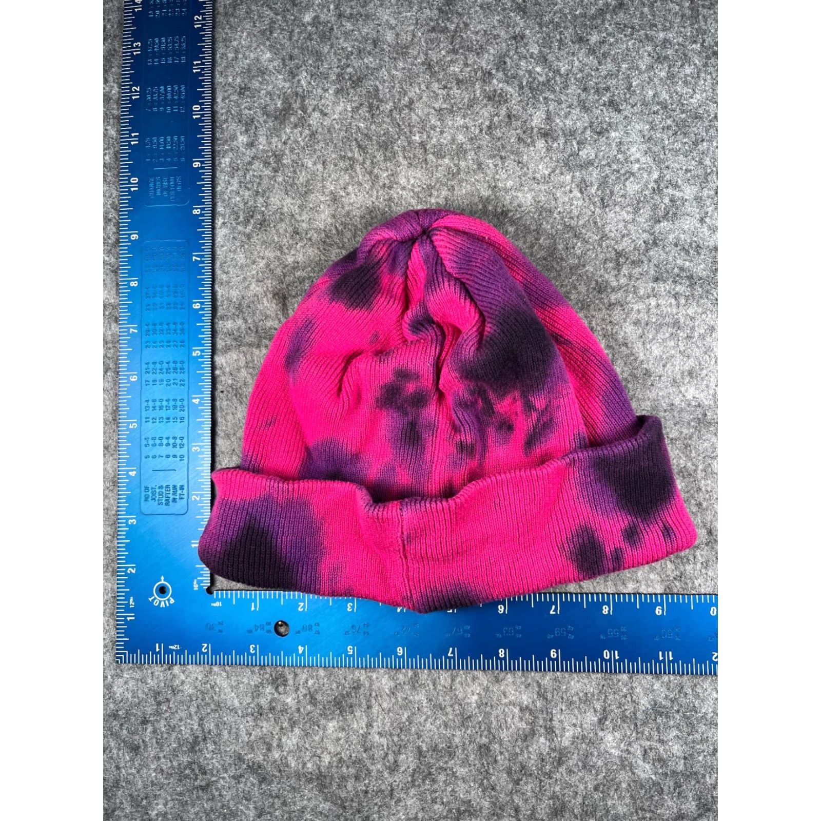 Champion Champion Headwear Beanie Adult One Size Pink Purple Tie Dye Knit Cotton Hat Mens Womens Unisex Winter Ski Cap Size ONE SIZE - 4 Thumbnail