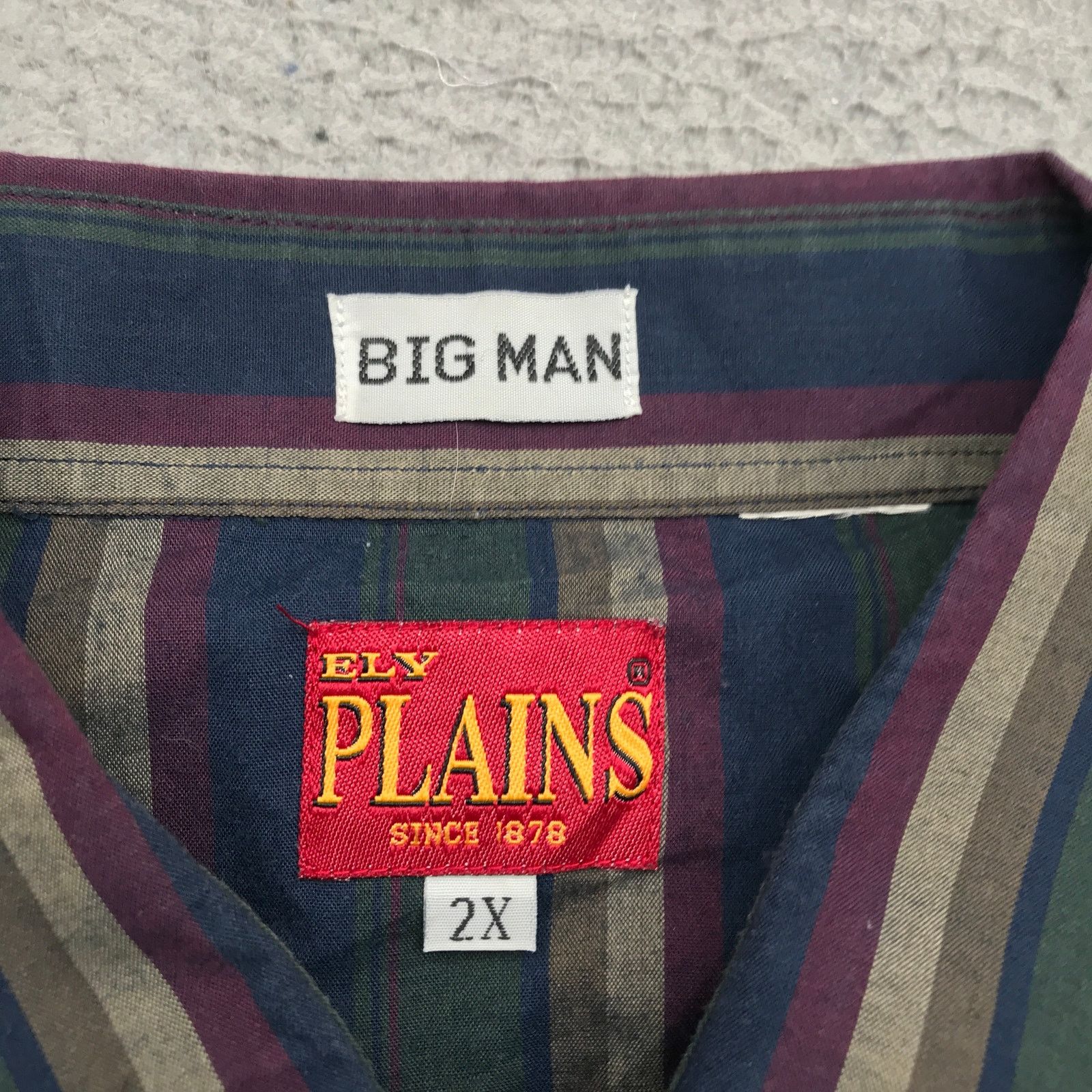 Other Vintage Ely Plains Big Man Button Up Shirt Men 2X Pearl Size US XXL / EU 58 / 5 - 5 Thumbnail