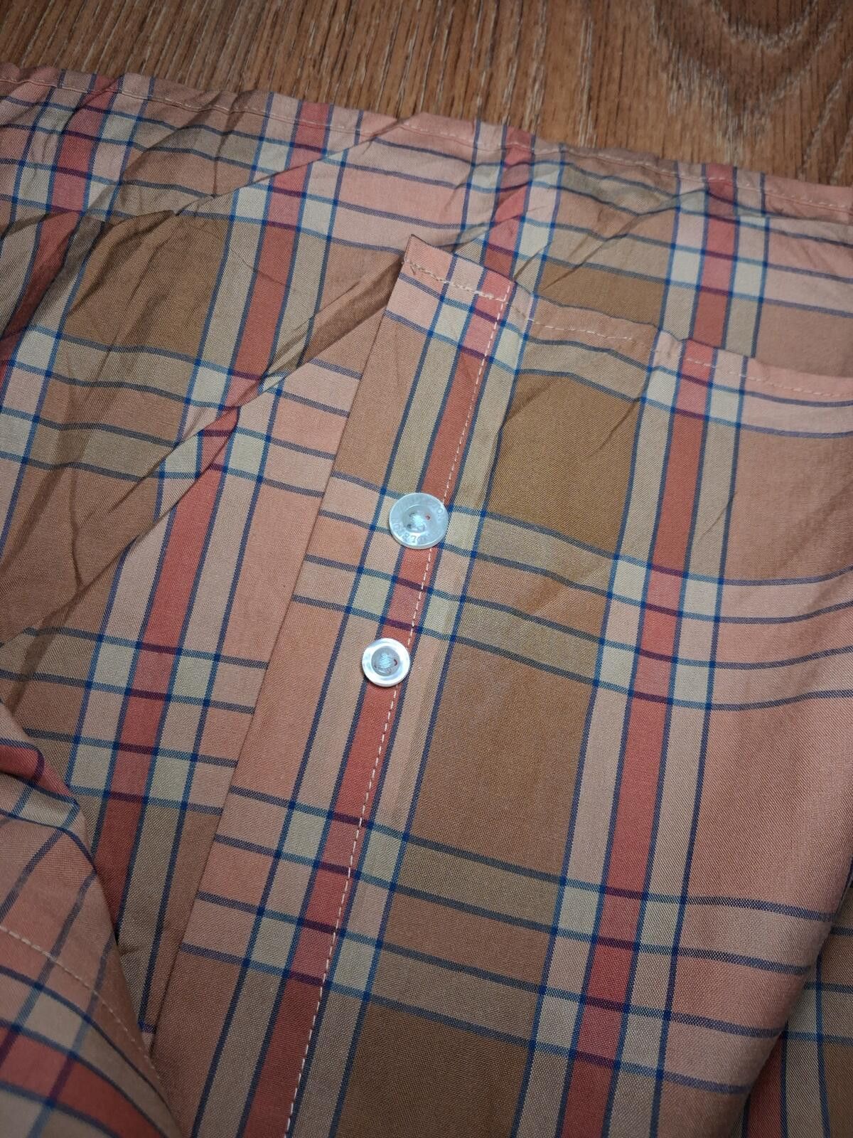 Pendleton Pendleton Button Up Shirt Mens XL Orange Check Cotton Size US XL / EU 56 / 4 - 6 Thumbnail