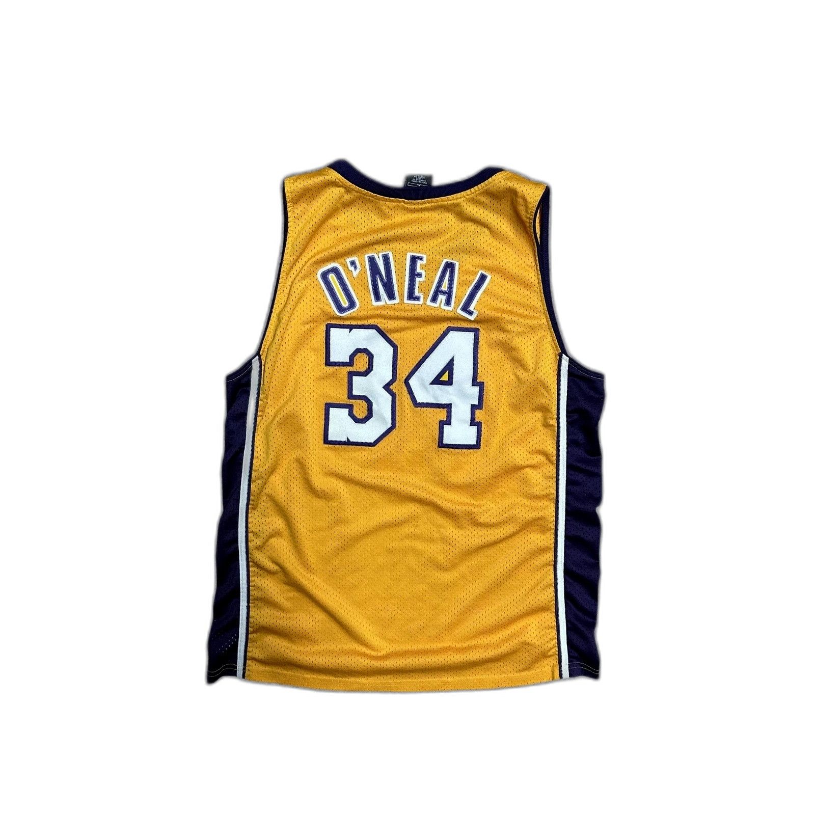 Nike VTG LA Lakers Shaq NBA #34 Nike Authentic Swingman Jersey Me Size US XL / EU 56 / 4 - 2 Thumbnail