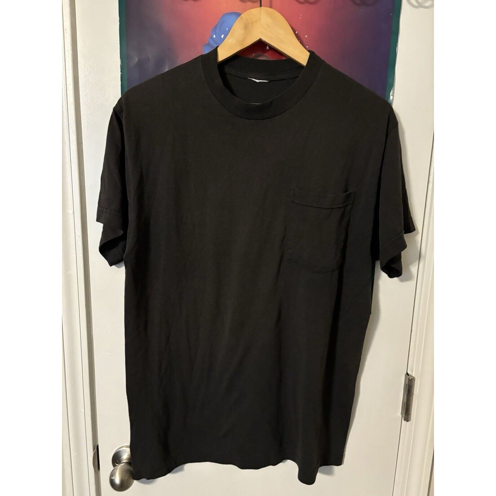 Other Vintage Faded Black Blank Shirt Size Unknown Brand Unknown Size US XXL / EU 58 / 5 - 1 Thumbnail