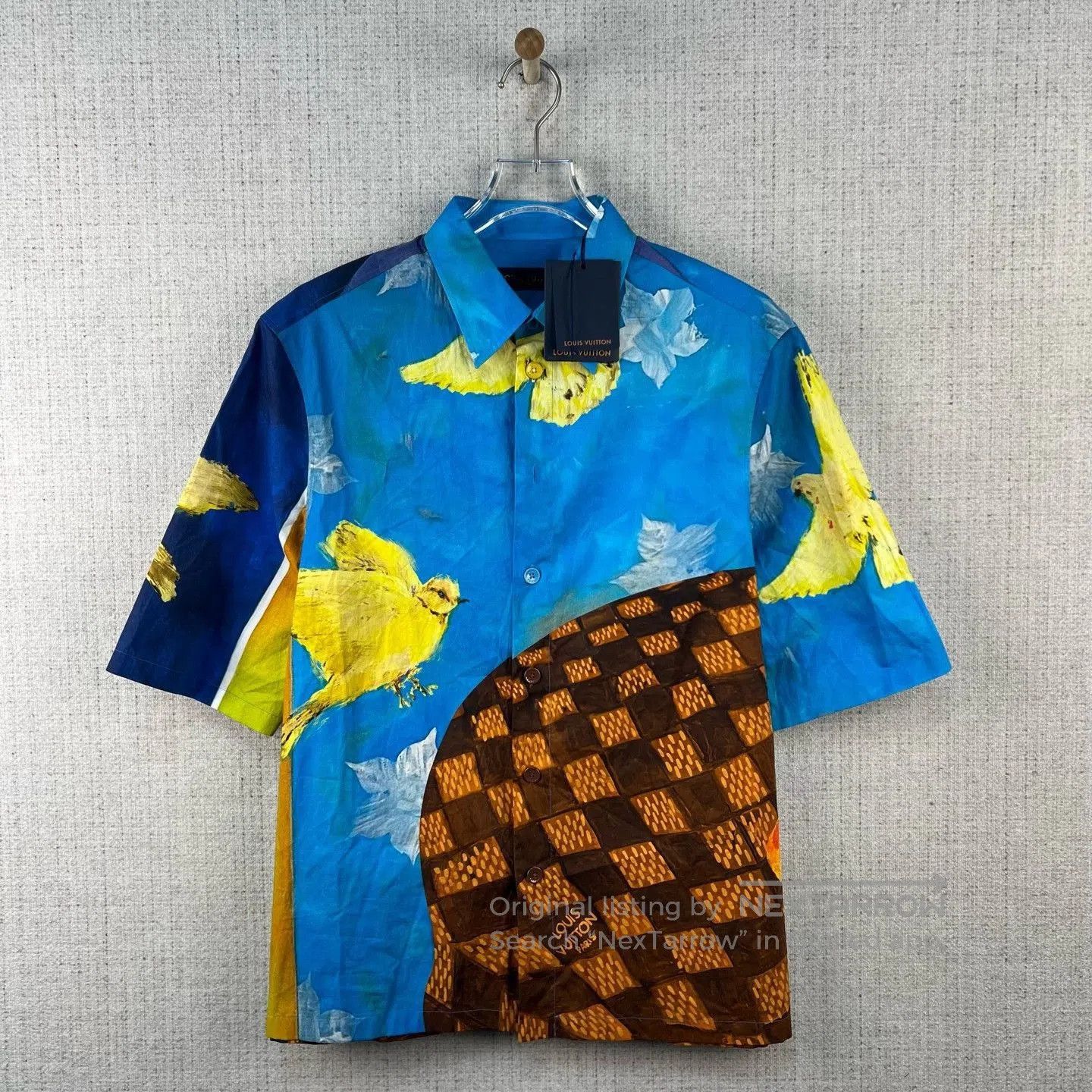 Louis Vuitton Louis Vuitton FW23 Bird Floral Casual Shirt. Size M / US 6-8 / IT 42-44 - 1 Thumbnail