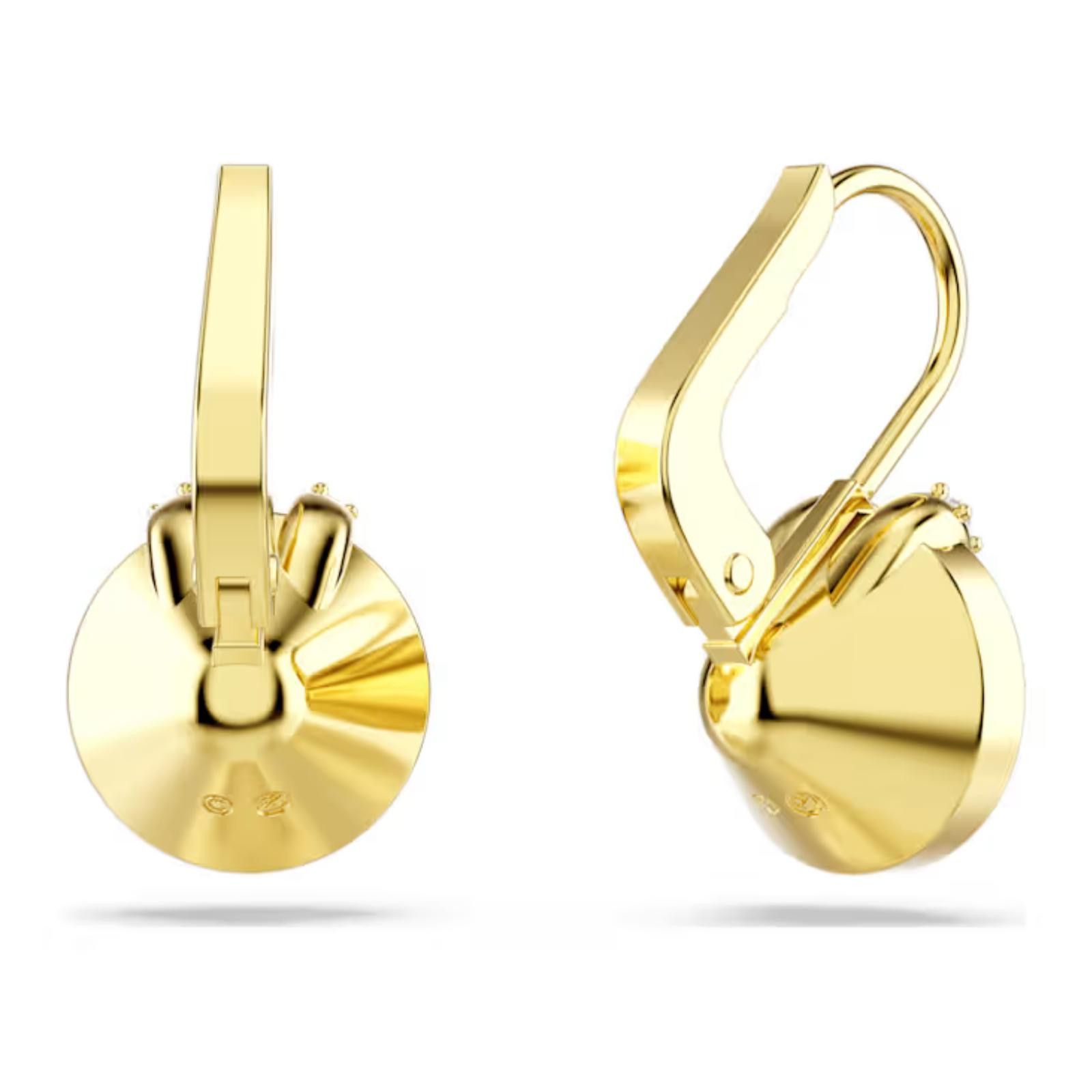 Swarovski Swarovski Bella V Drop Earrings – Round Cut Gold-Tone Plated Size ONE SIZE - 6 Thumbnail