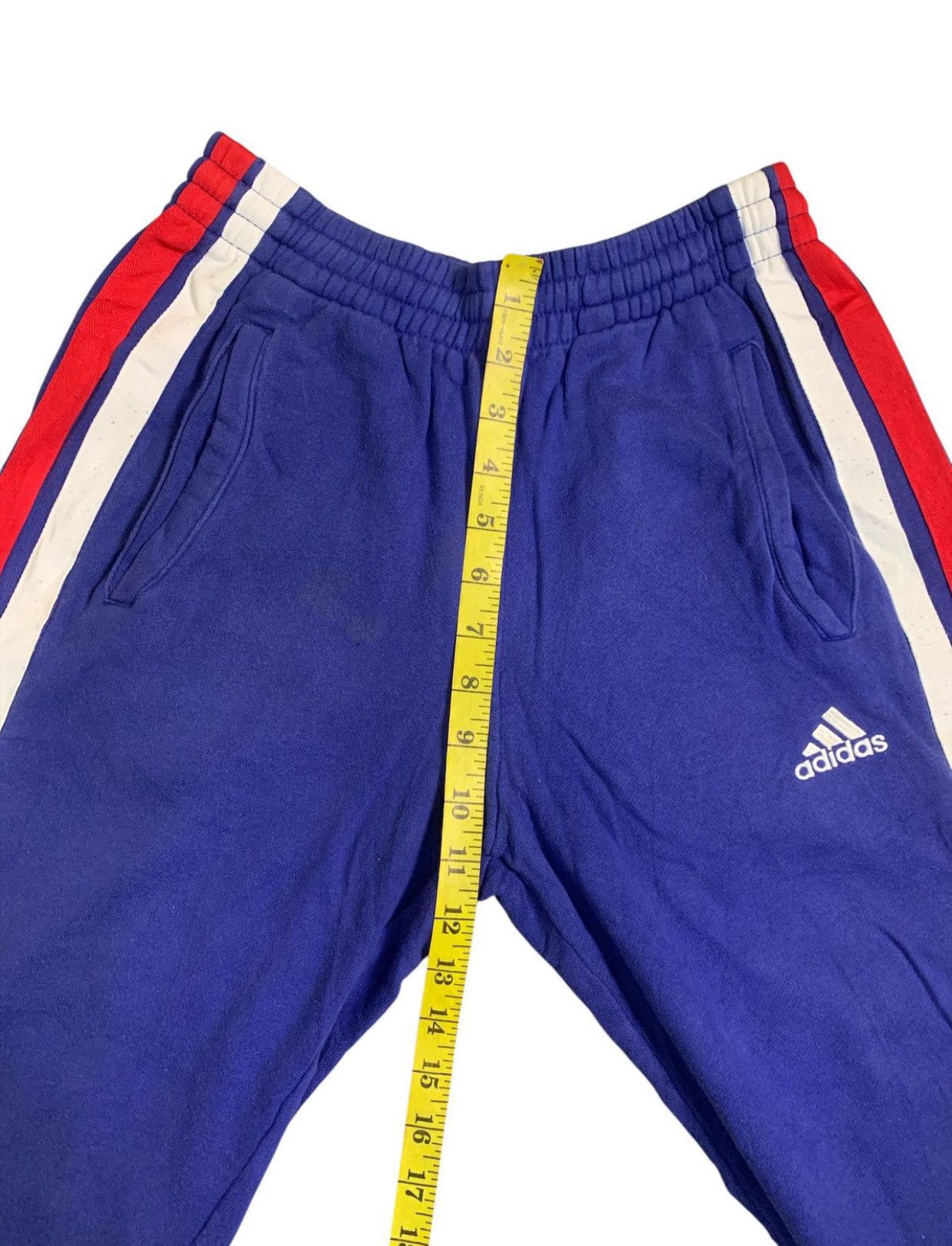 Adidas Rare Design Vintage Adidas France Stripe Jogger Pants Size US 26 / EU 42 - 17 Thumbnail