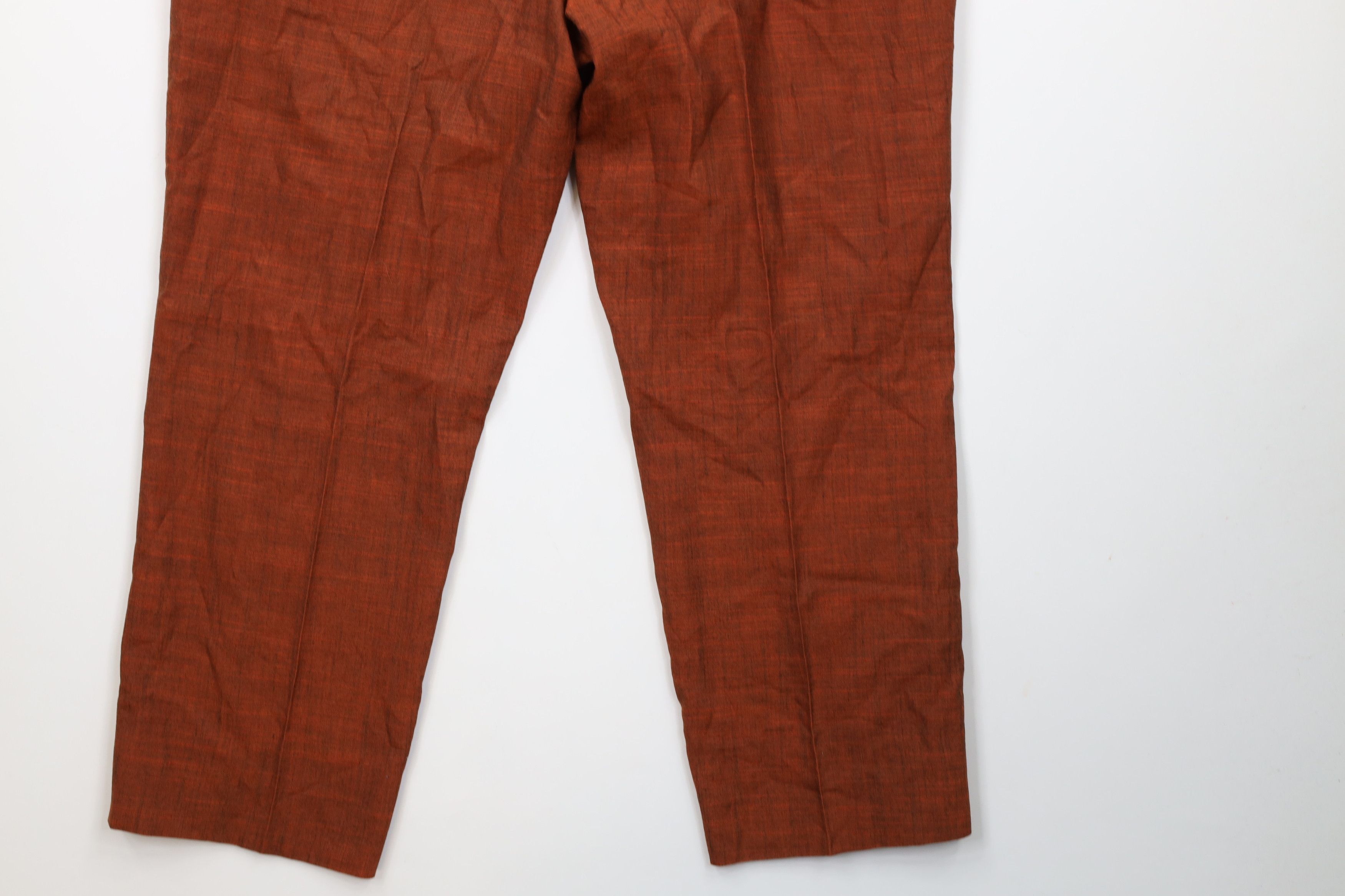 Vintage Vintage 50s Rockabilly Fleck Rayon Gabardine Chino Pants USA Size US 34 / EU 50 - 14 Thumbnail