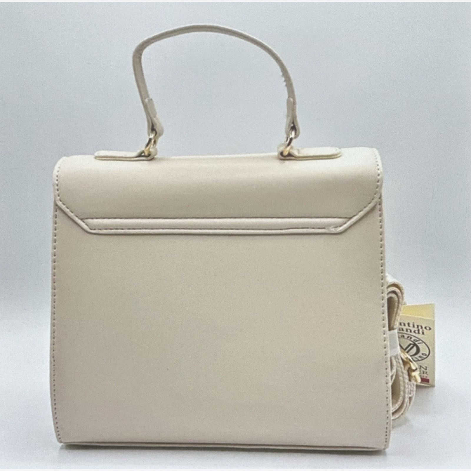 Other Valentino Orlandi Satchel Logo Bag Matching Wallet Beige Size ONE SIZE - 9 Thumbnail