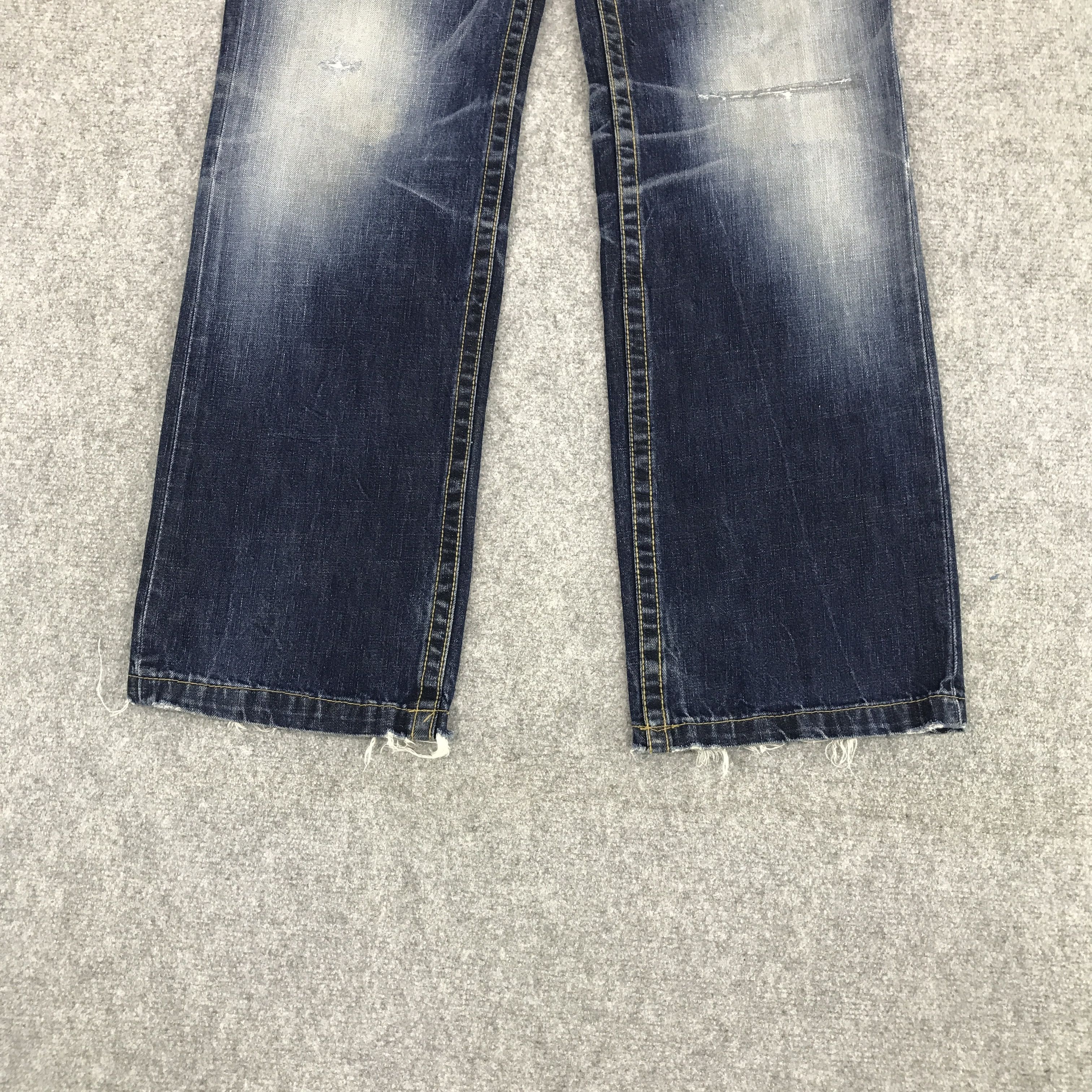 Japanese Brand JAPAN STYLE LOLITA DISTRESSED DENIM JEAN Size US 34 / EU 50 - 3 Thumbnail