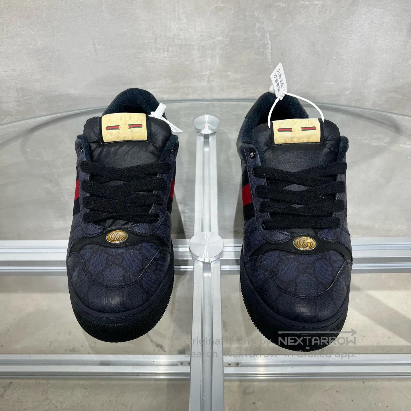 Gucci Guicci Screener, presbyopia with full print, dirty shoes Size US 10 / EU 43 - 2 Thumbnail