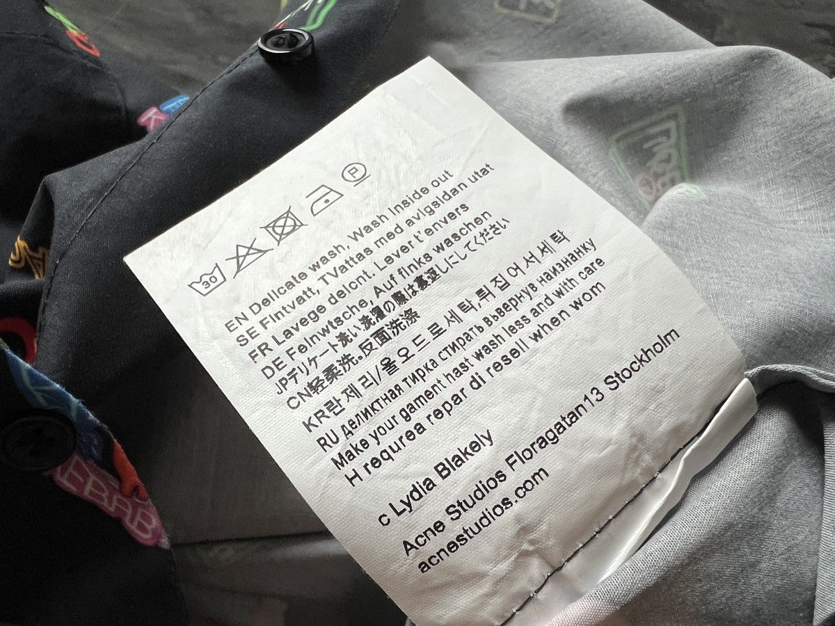 Acne Studios Acne Studios : Neon Label All Over Printed Size US M / EU 48-50 / 2 - 8 Thumbnail