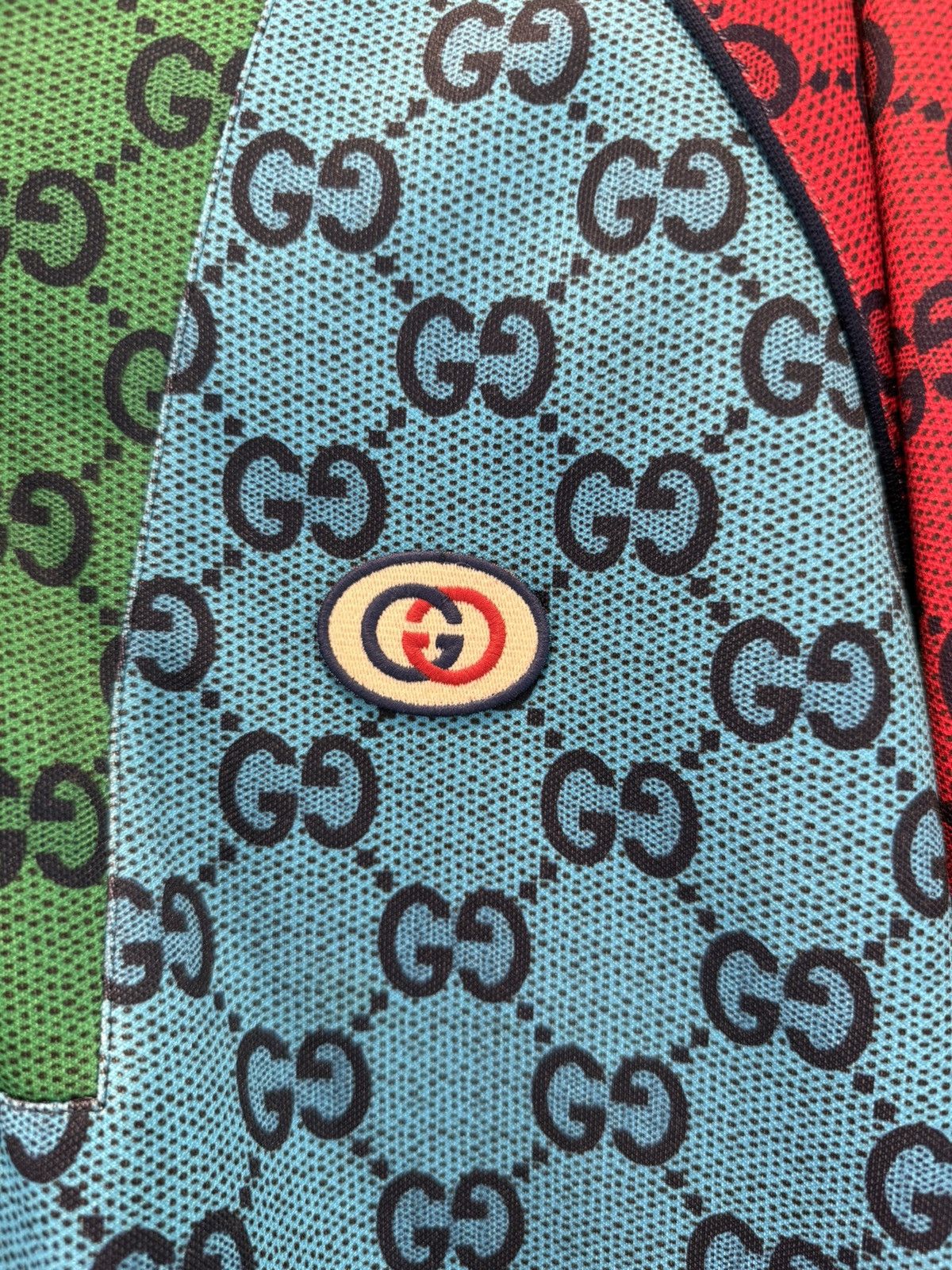 Gucci GUCCI GG Logo Multicolor Hoodie - Size M Size US M / EU 48-50 / 2 - 4 Thumbnail