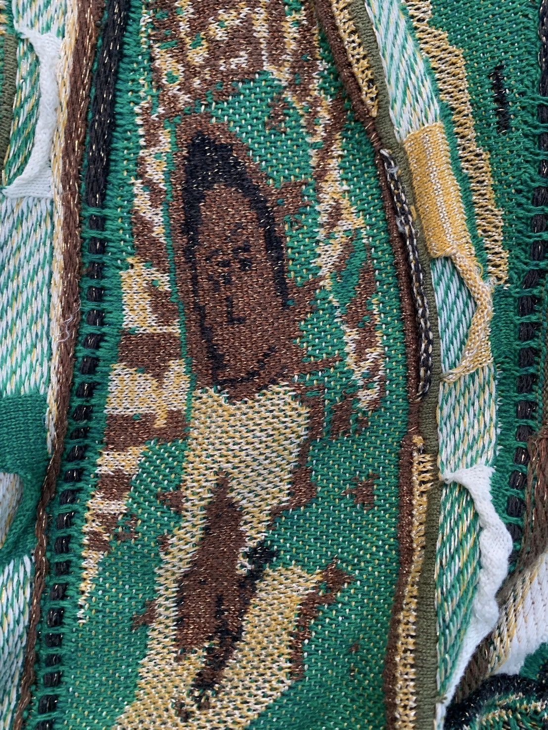 Kapital Kountry KAPITAL 7G VIRGIN MARY GAUDY KNIT SWEATER Size US L / EU 52-54 / 3 - 13 Thumbnail