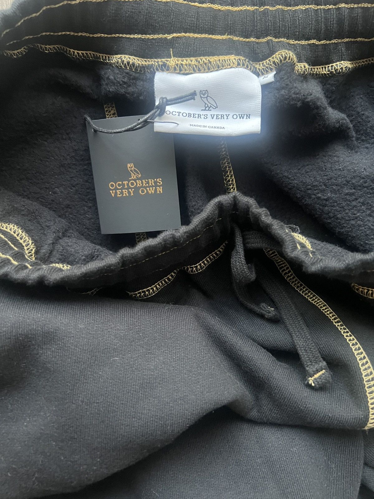 October's Very Own October’s Very Own Black Stitch Sweatpants Size US 31 - 5 Thumbnail