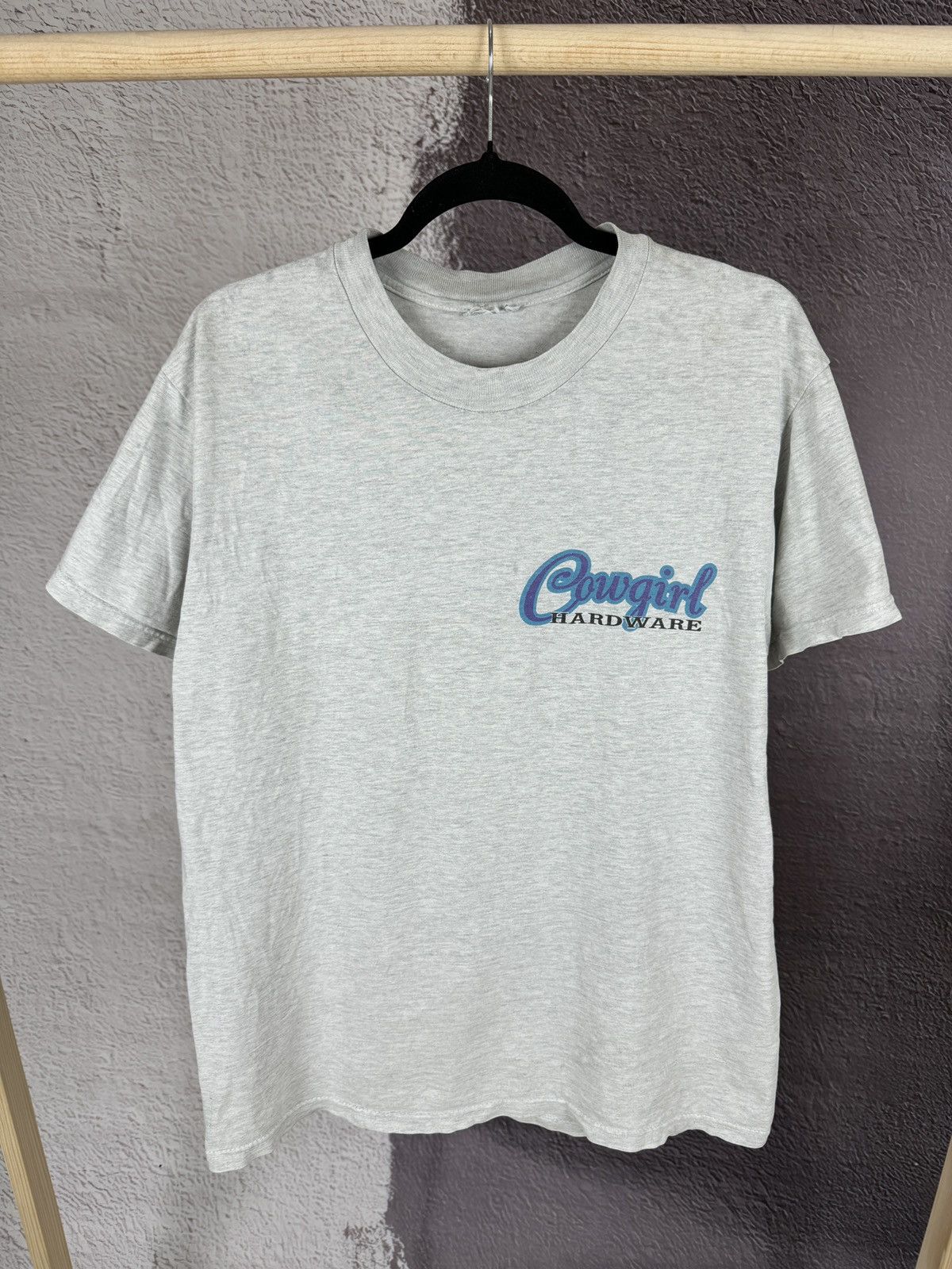 Japanese Brand Cowgirl Hardware OG vintage big logo tee shirt Size US M / EU 48-50 / 2 - 3 Thumbnail