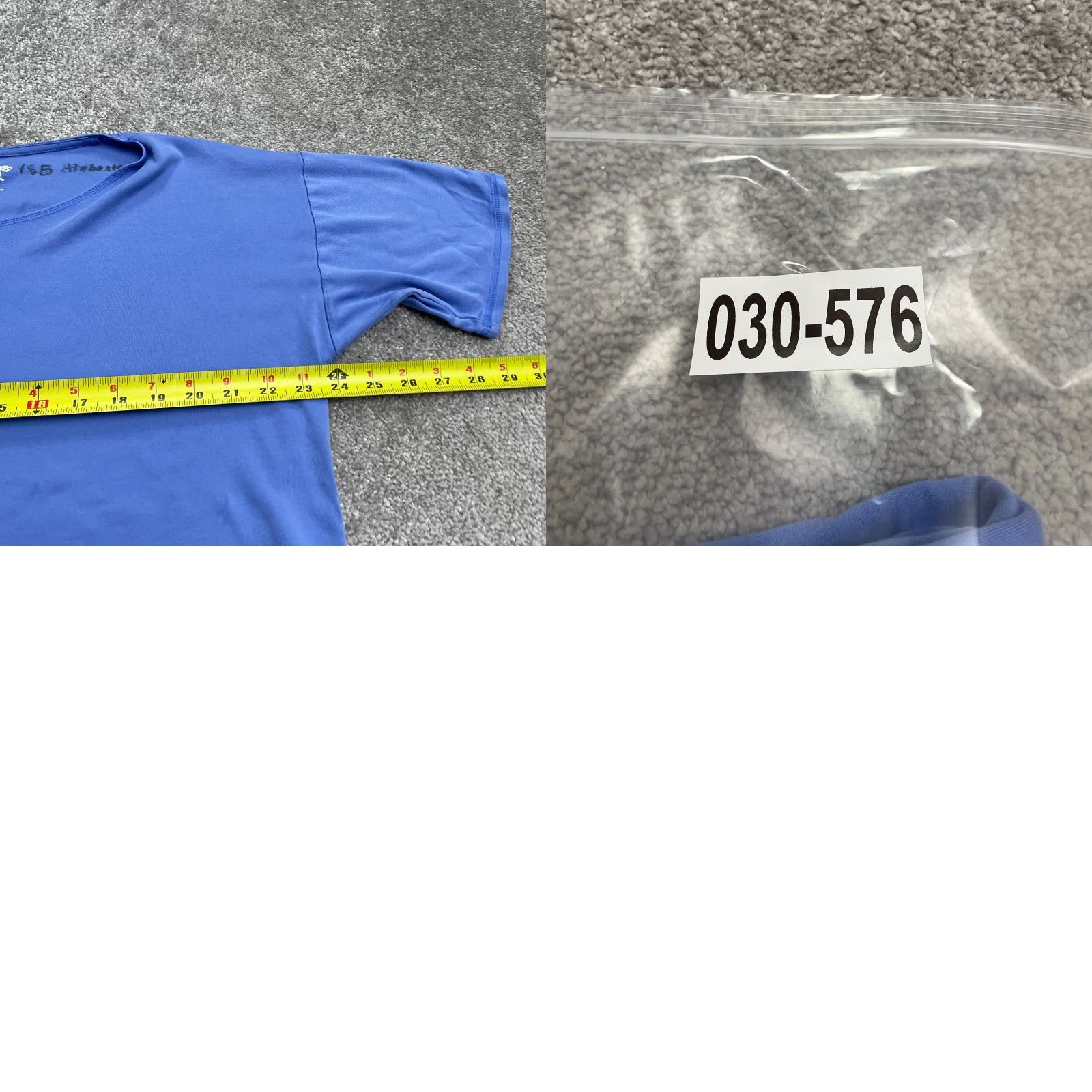 Lands' End Lands' End Oeko-Tex Basic Shirt Women 1X Blue Short Sleeve Round Neck Casual Top Size XL / US 12-14 / IT 48-50 - 9 Thumbnail