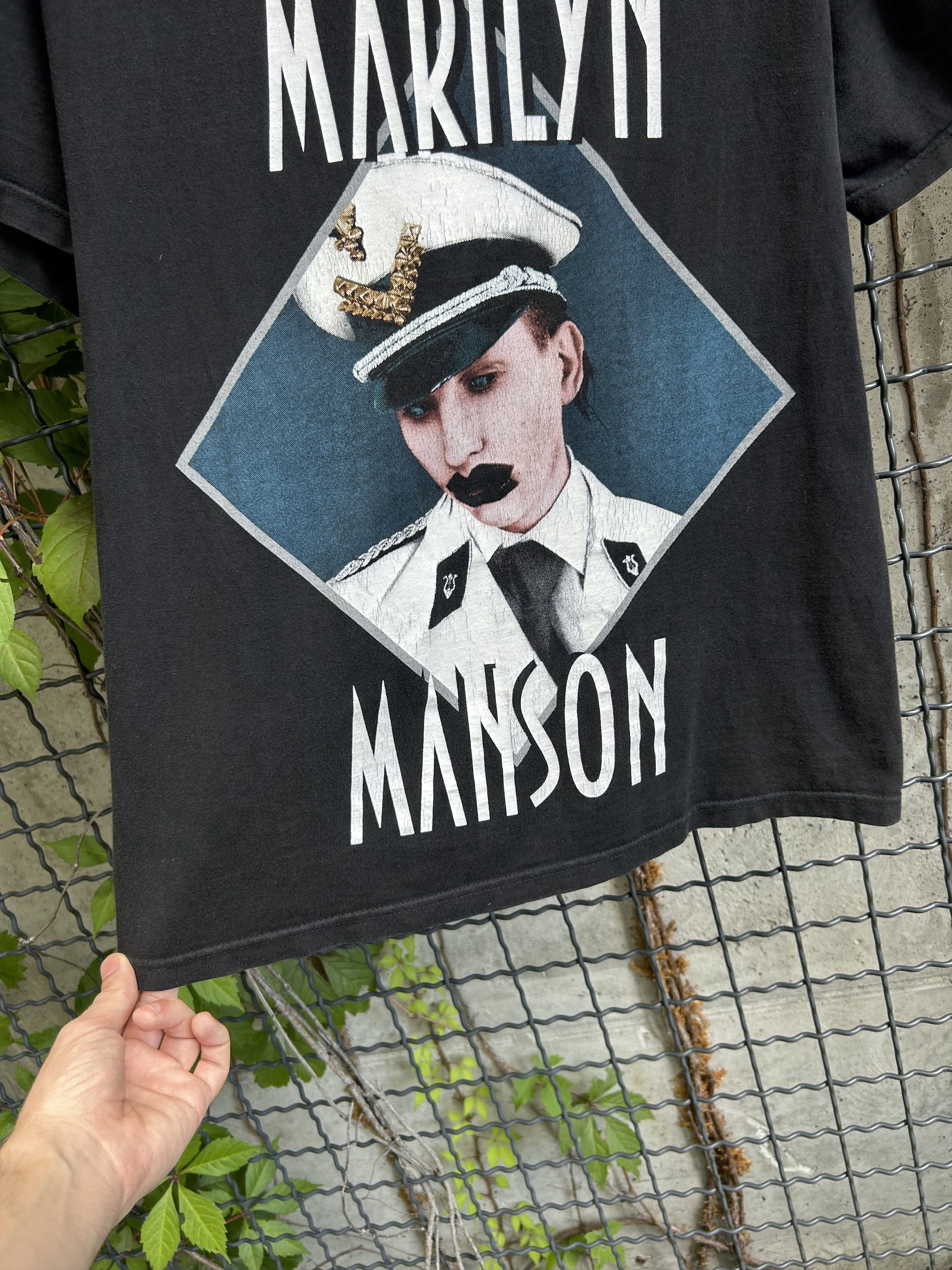 Band Tees Vintage 2003 Marilyn Manson Rock Band T-shirt Size US M / EU 48-50 / 2 - 6 Thumbnail