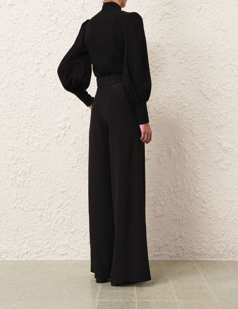 Zimmermann oc11z0825 Utility Blouse in Black Size XS / US 0-2 / IT 36-38 - 5 Thumbnail