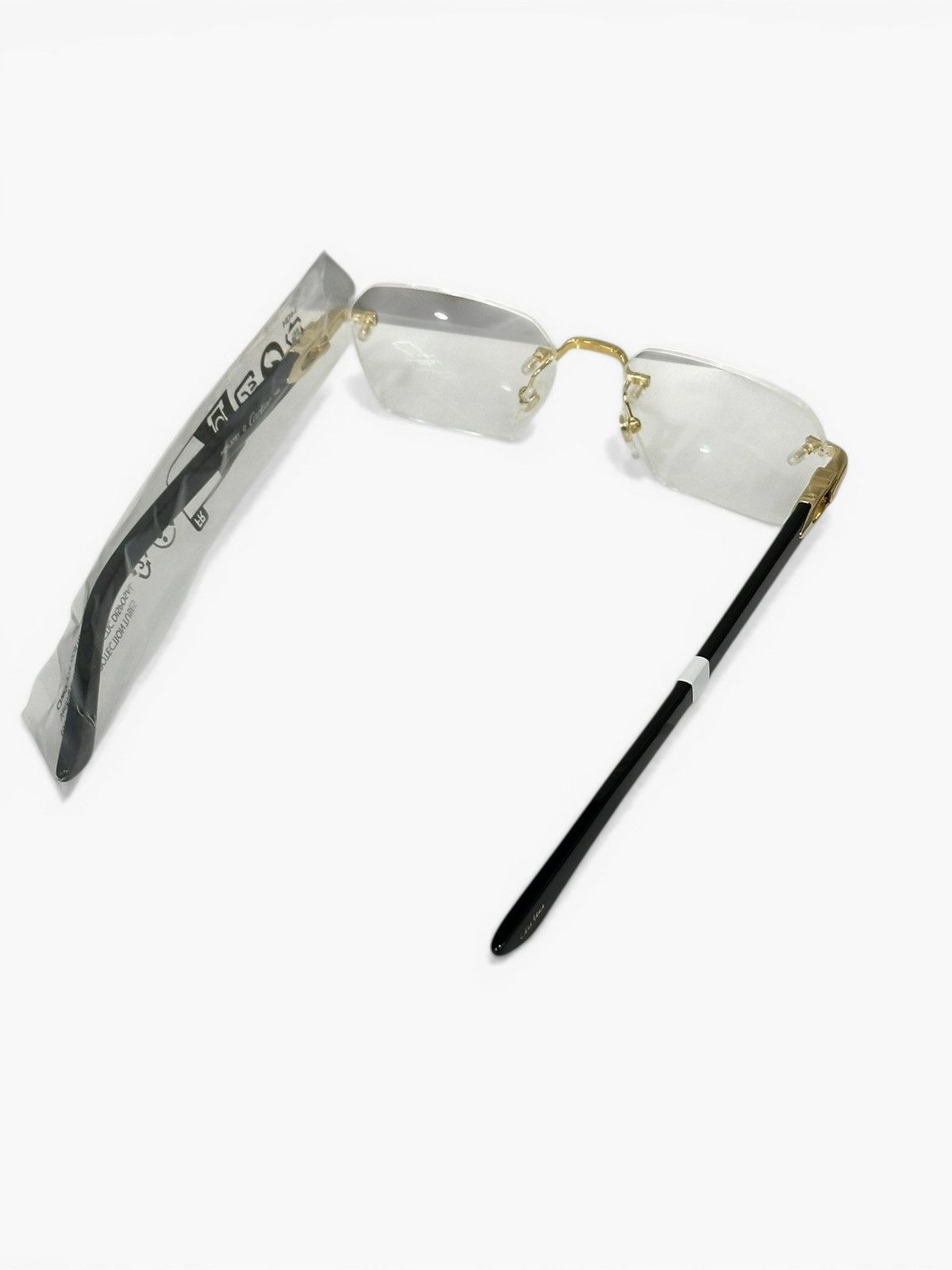 Cartier Cartier Rectangle Rimless Glasses CT0623O Size ONE SIZE - 5 Thumbnail