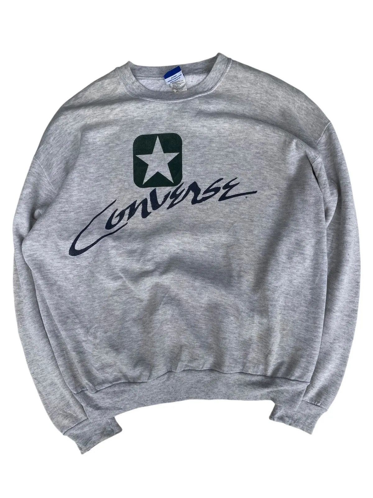 Converse Vtg 80s Usa Converse Printed Sweatshirt Size US XL / EU 56 / 4 - 1 Thumbnail