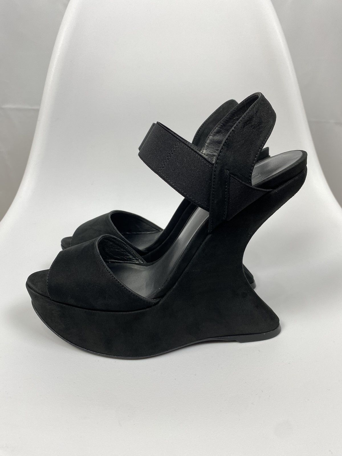 Stuart Weitzman Stuart Weitzman Bandana Suede Platform High Heels Sandals 38 Size US 8 / IT 38 - 4 Thumbnail