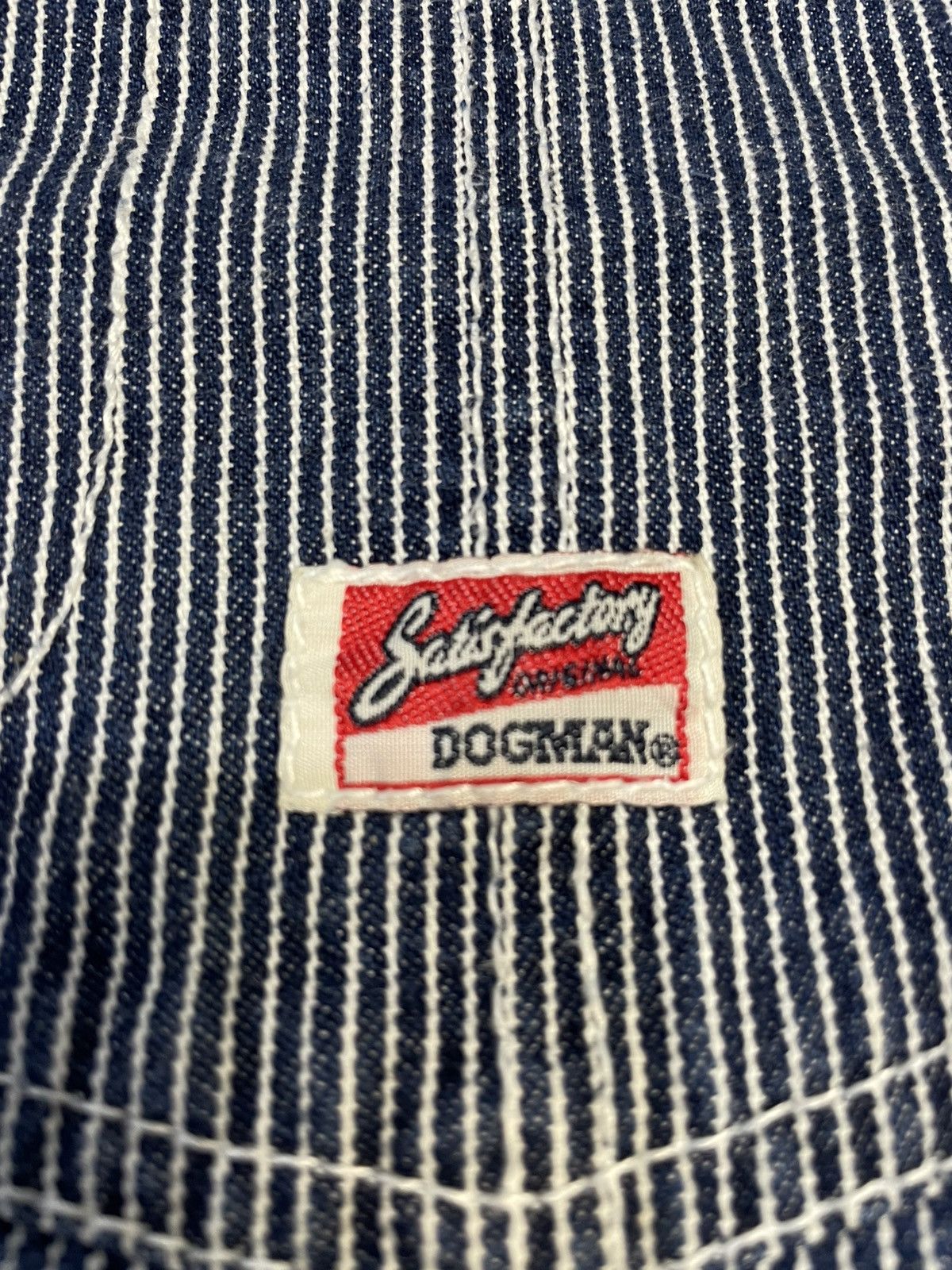 Japanese Brand Vintage Dogman Hickory Jacket Demin Worker Size US L / EU 52-54 / 3 - 6 Thumbnail