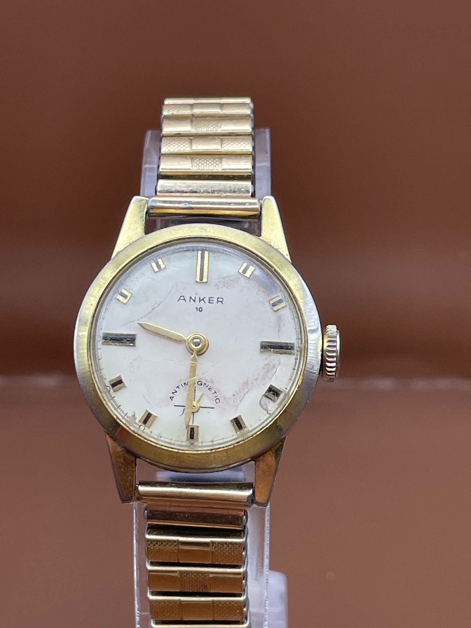 Other Vintage Anker "Diamond tooled" Watch with Fixoflex Bracelet Size ONE SIZE - 2 Thumbnail