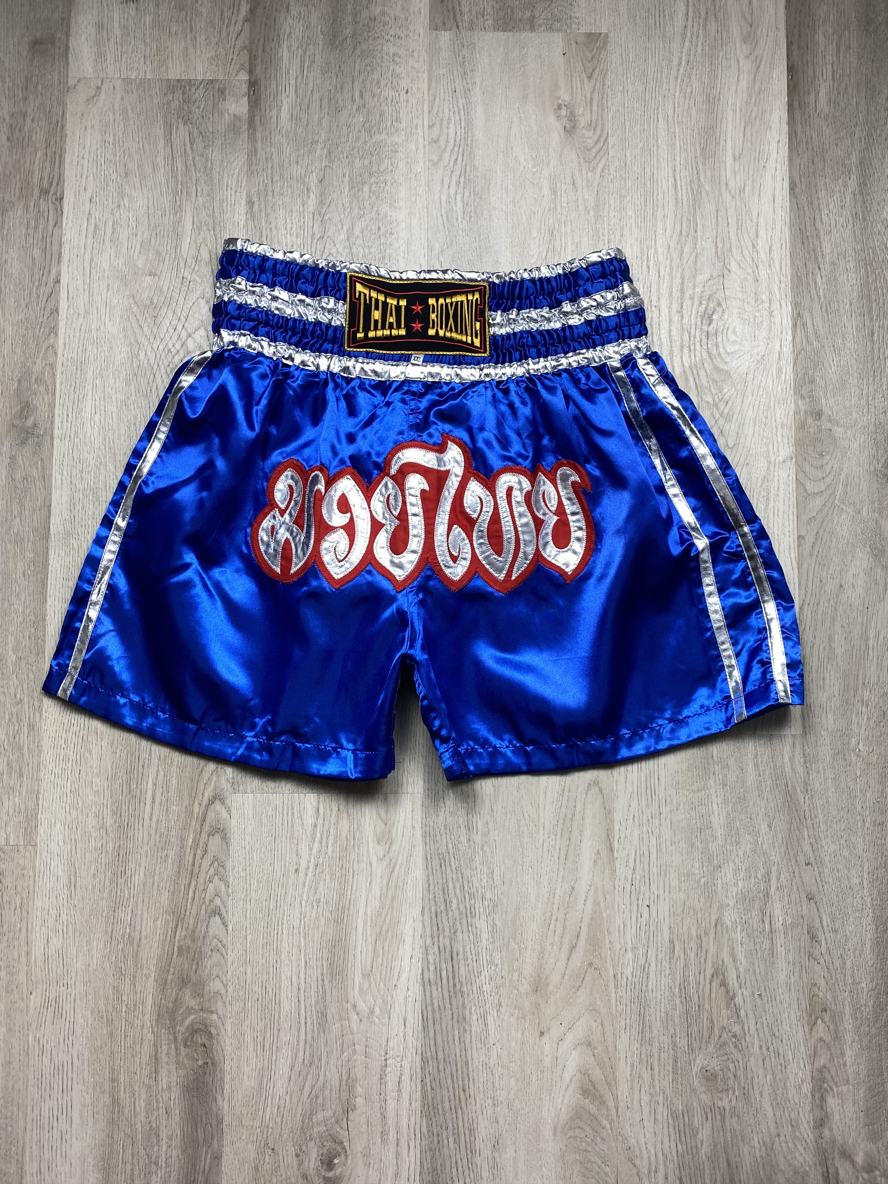 Twins × Vintage Muay Thai Boxing Vintage Shorts Big Logo Y2K MMA Size US 36 / EU 52 - 1 Thumbnail