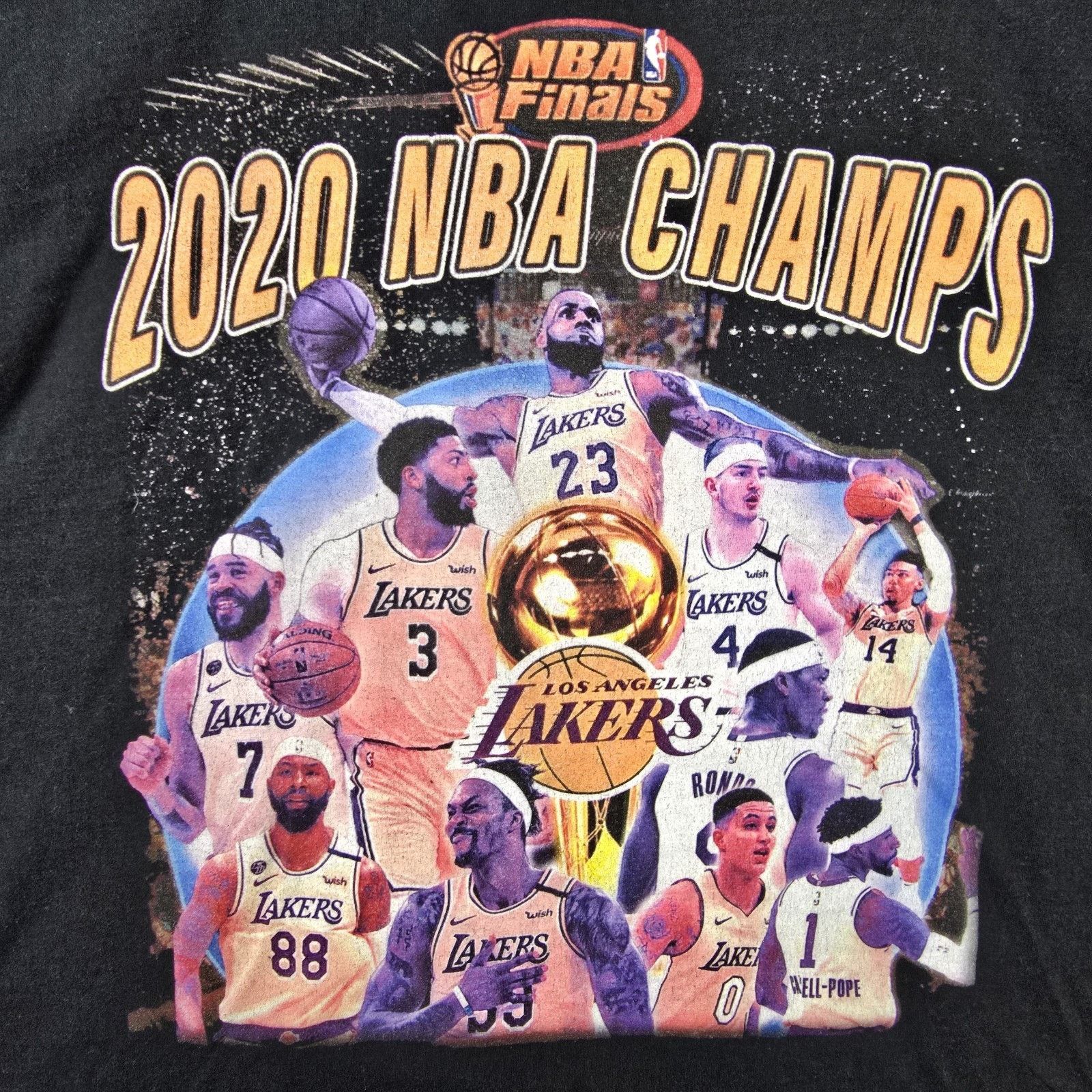 Other Los Angeles Lakers 2020 NBA Finals Champs Black Shirt XL Size US XL / EU 56 / 4 - 3 Thumbnail